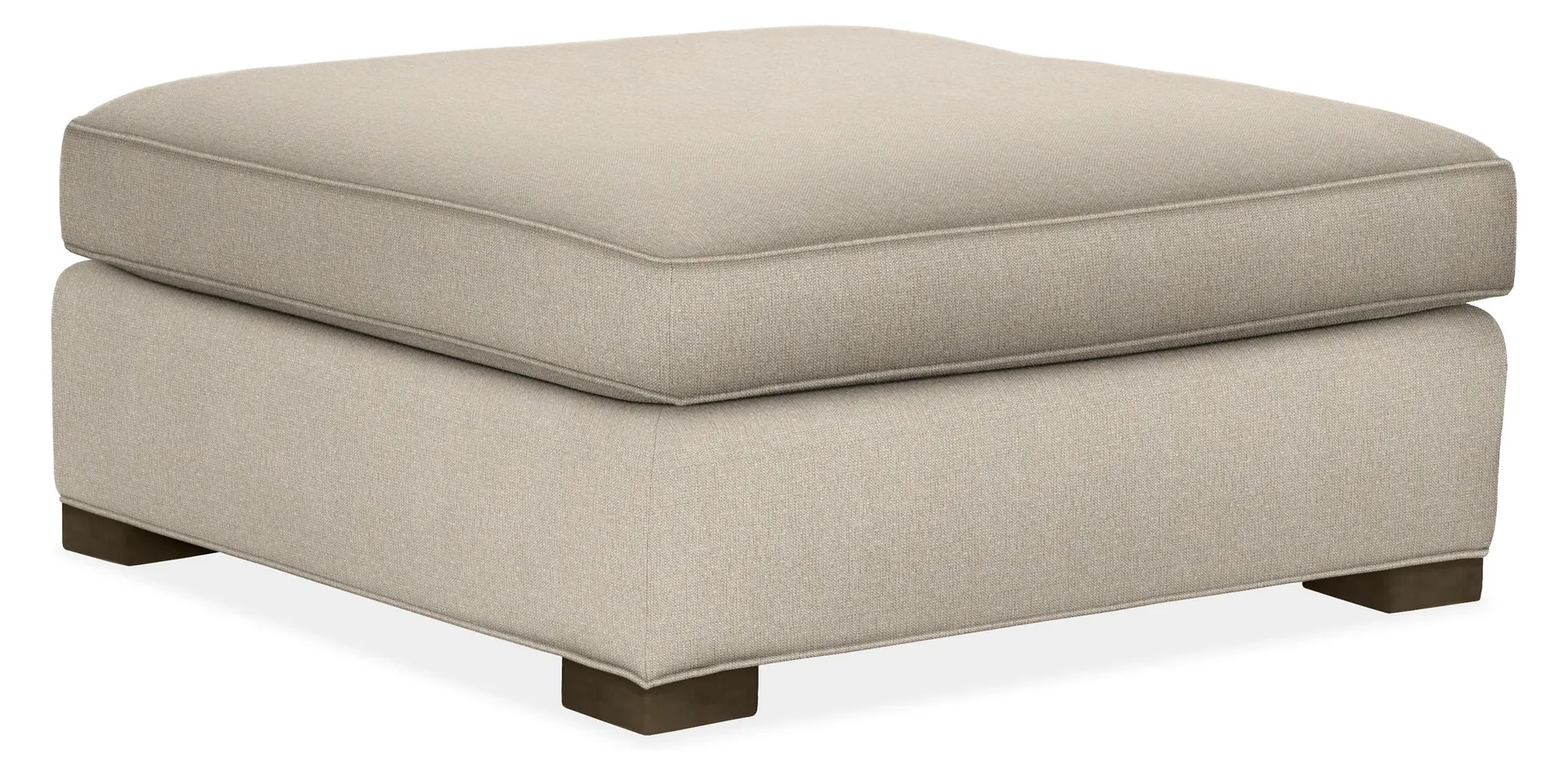 Morrison 42w 42d 18h Square Ottoman in Conley Natural