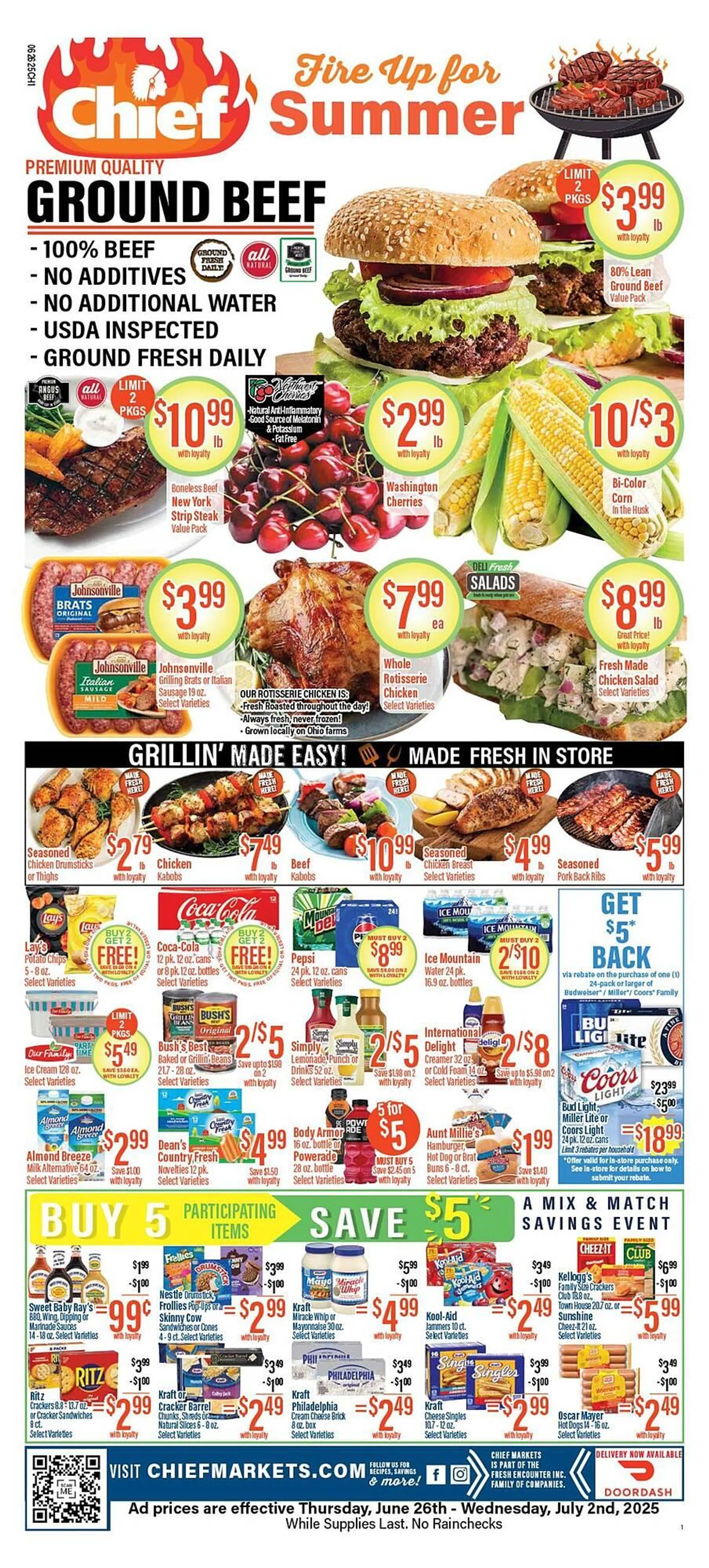 Weekly ad Chief Supermarket Weekly Ad from June 26 to July 2 2025 - Page 1