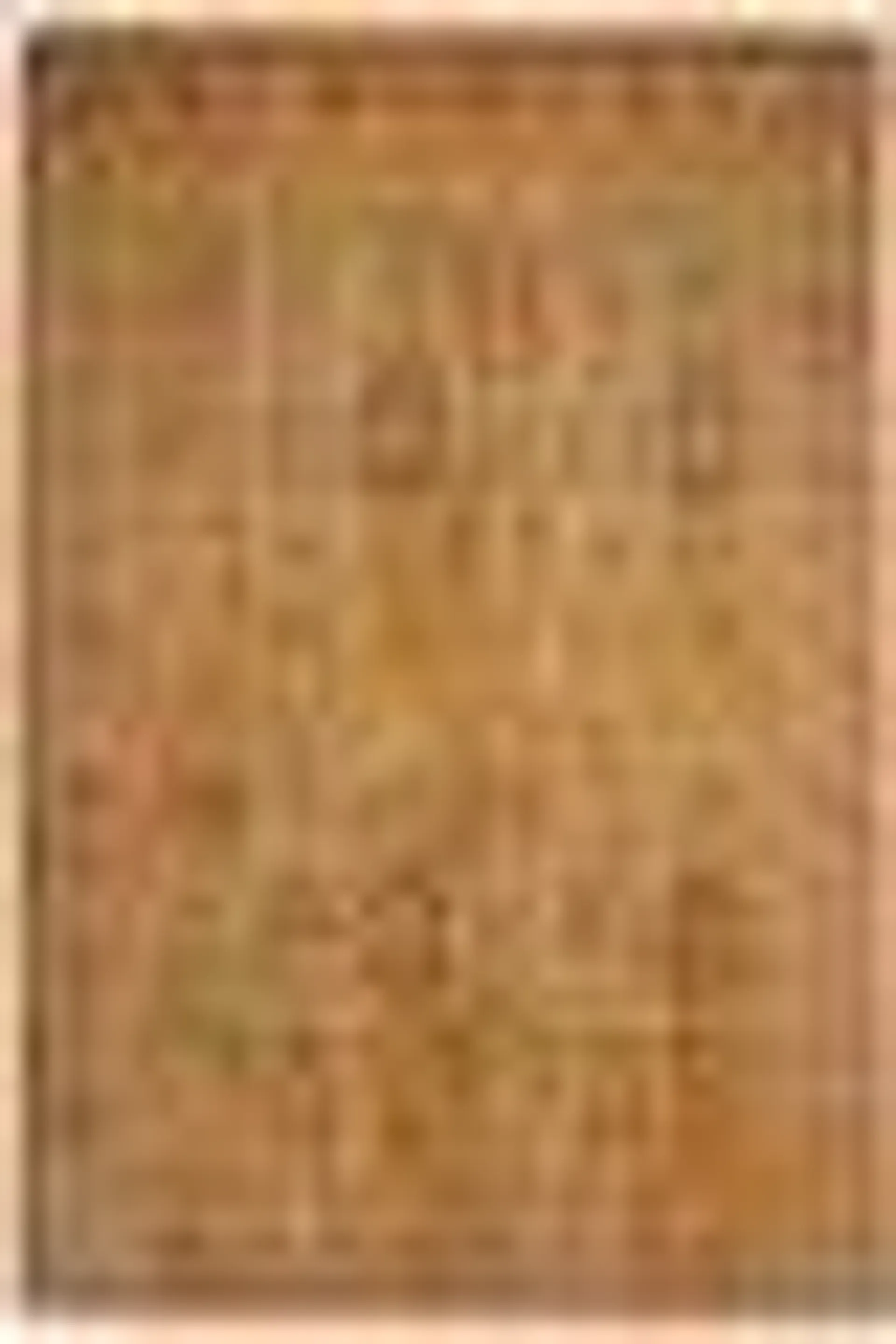 Indian Hand-Knotted Rug in Silk and Cotton