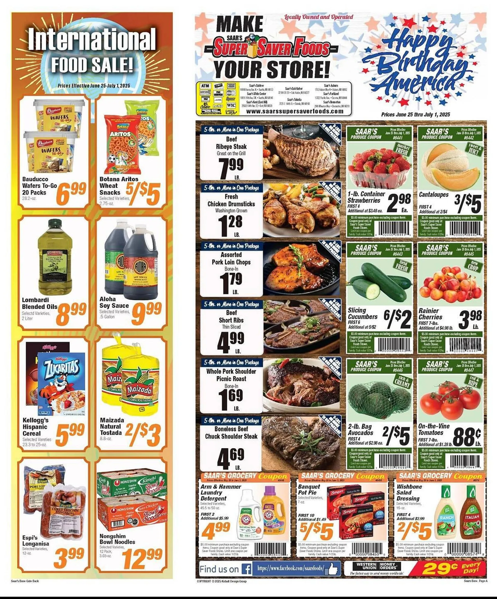 Weekly ad Super Saver Weekly Ad from June 25 to July 1 2025 - Page 1