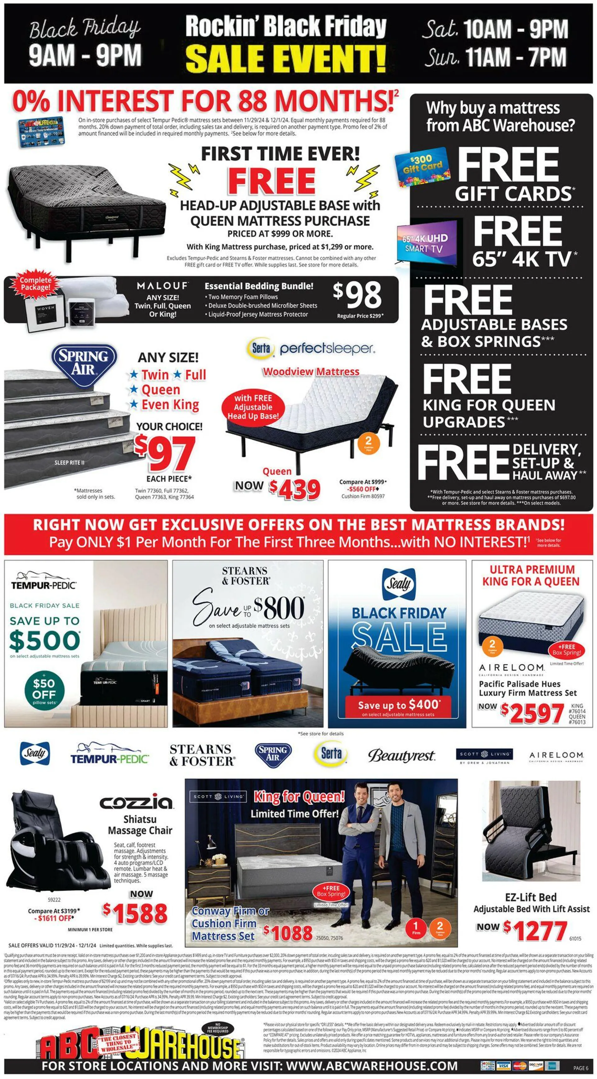 Weekly ad ABC Warehouse Current weekly ad from November 24 to November 30 2024 - Page 6