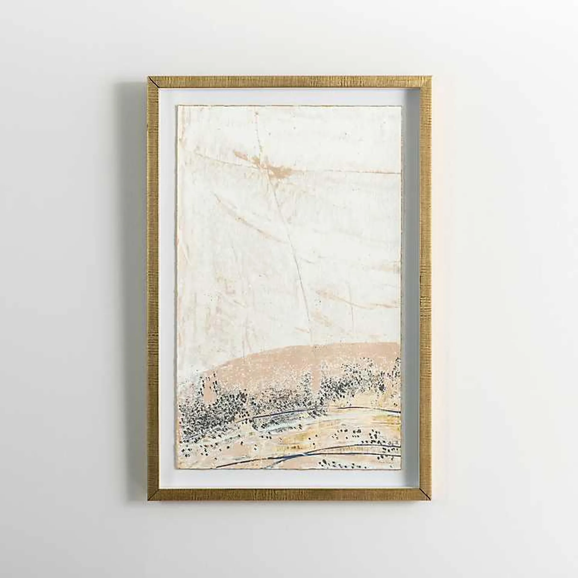 The Golden Abstract I Framed Art Print