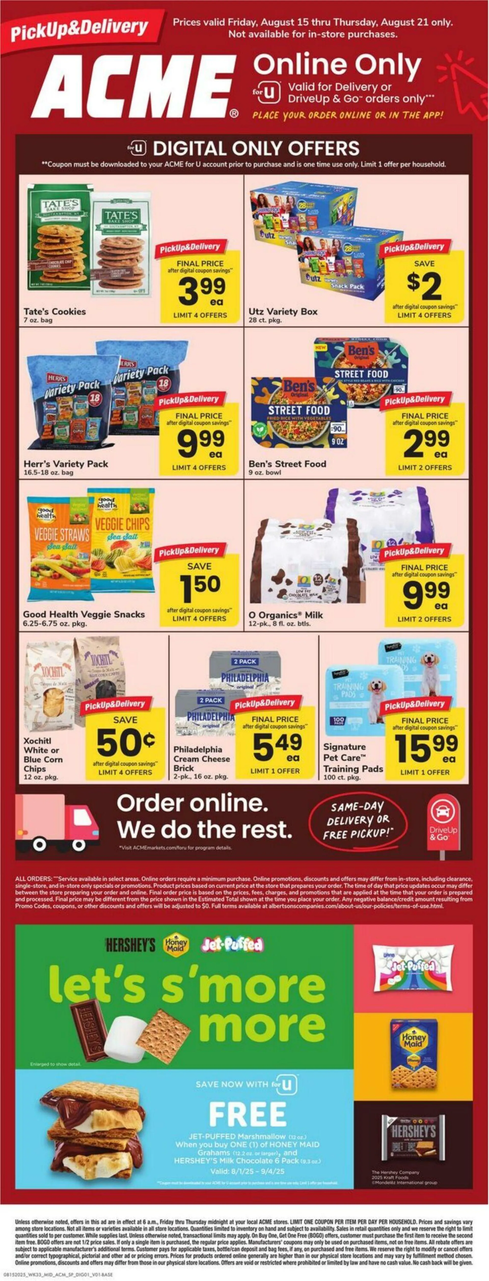 Weekly ad Acme Current weekly ad from August 15 to August 21 2025 - Page 1