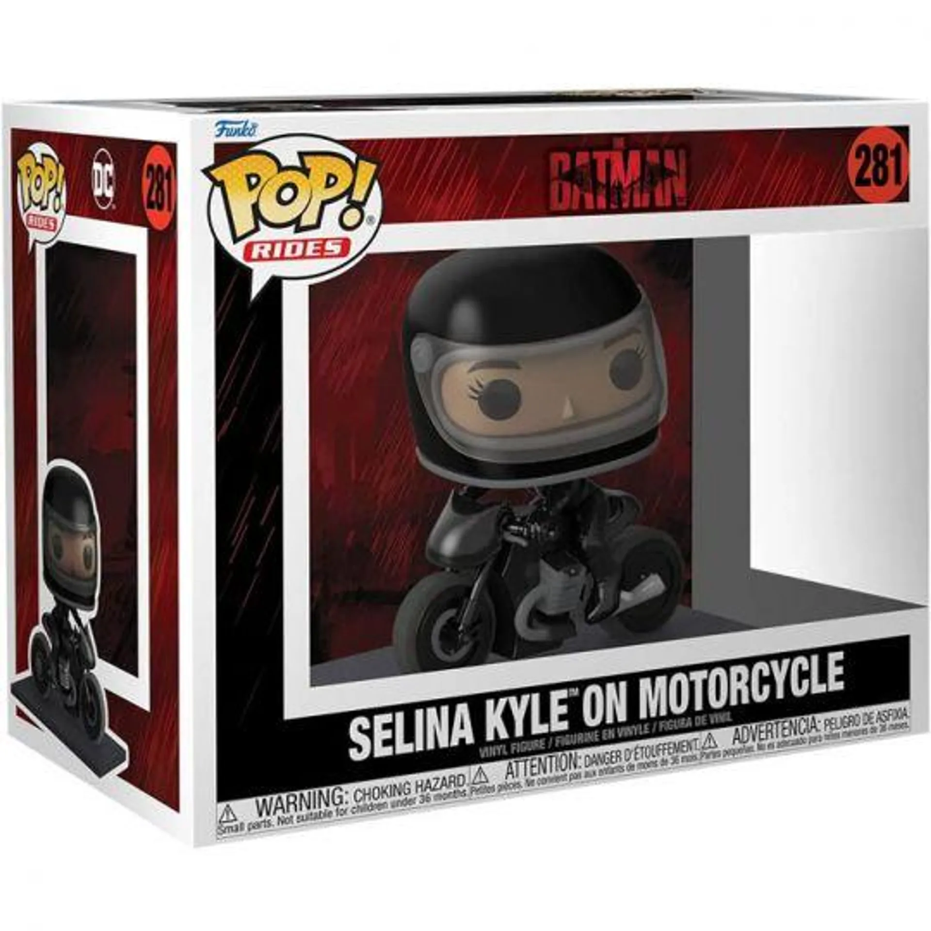 Funko POP! Rides Deluxe Vinyl Figure Set - The Batman (2022) - SELINA KYLE ON MOTORCYCLE #281