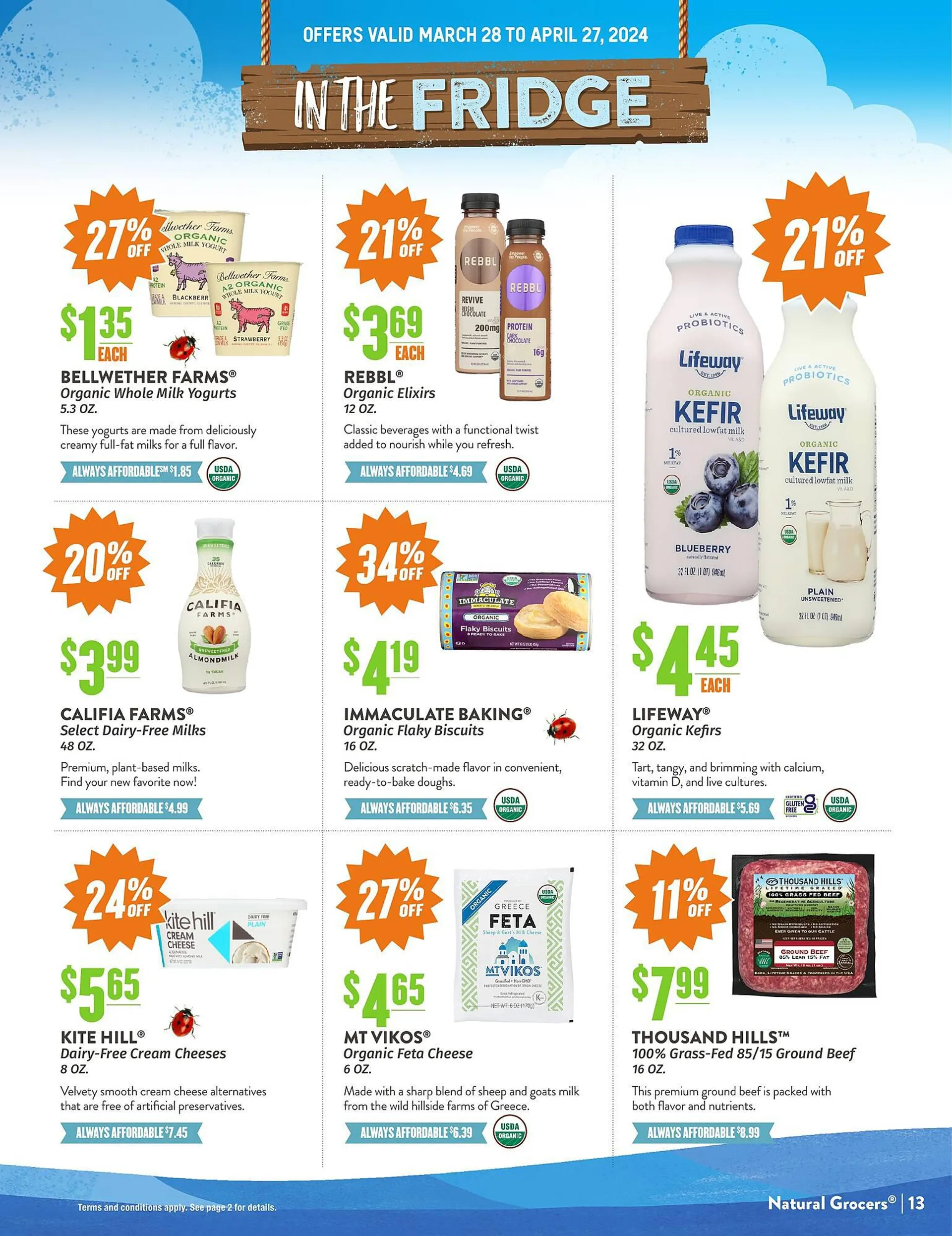 Weekly ad Natural Grocers ad from March 28 to April 27 2024 - Page 13