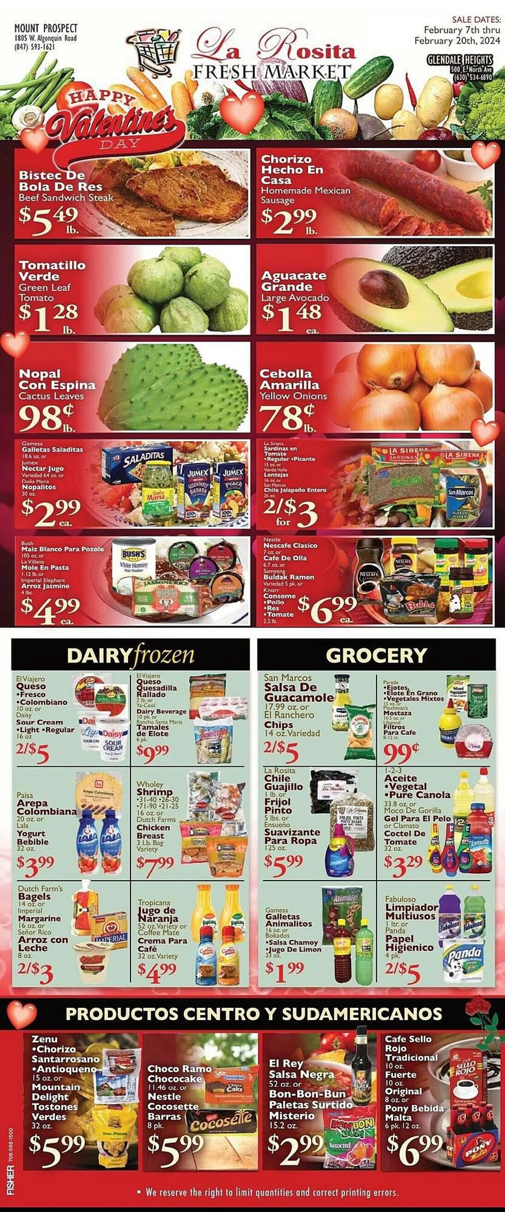 Weekly ad La Rosita Fresh Market Weekly Ad from February 7 to February 13 2024 - Page 