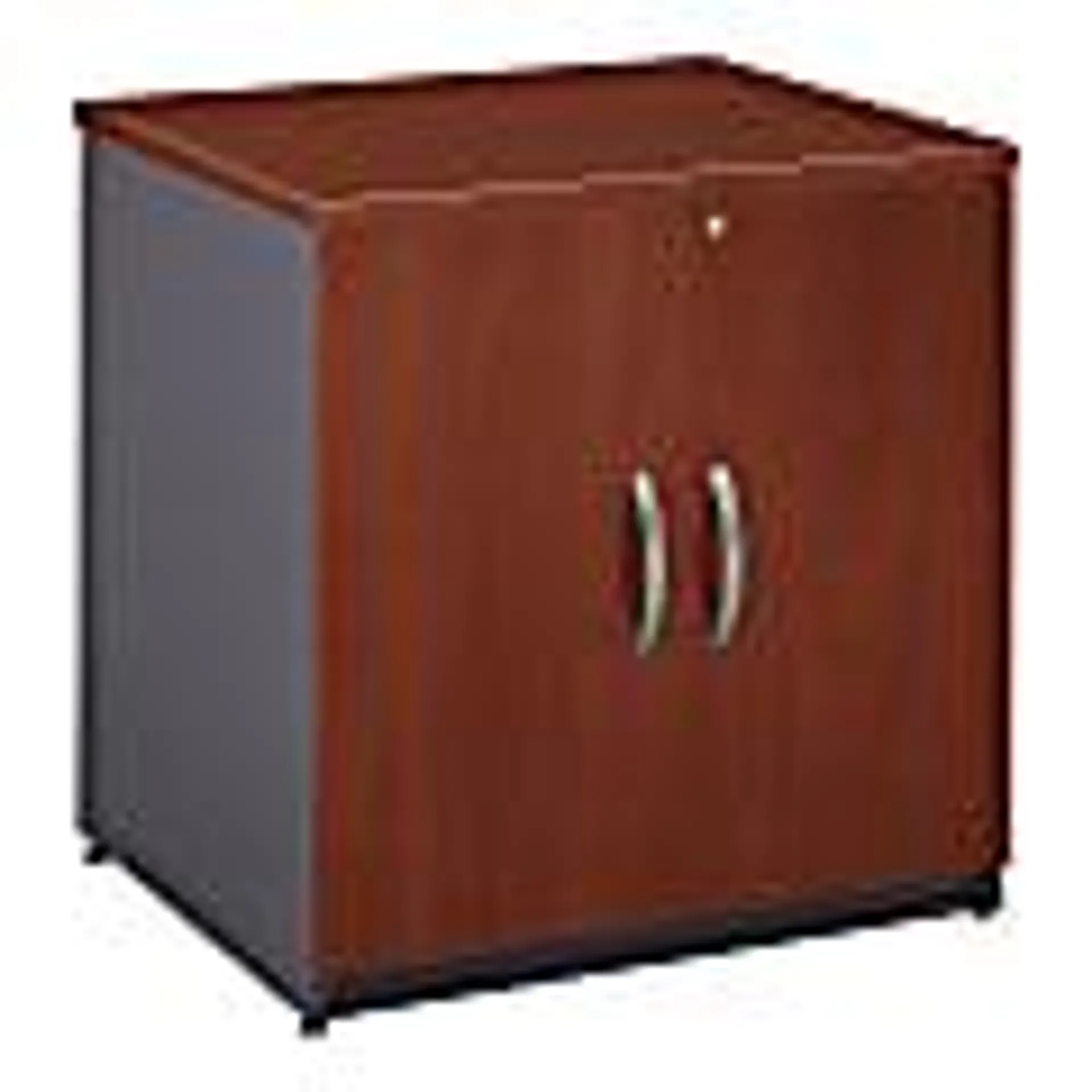 Bush Business Furniture Components Storage Cabinet, 30"W, Hansen Cherry/Graphite Gray, Standard Delivery