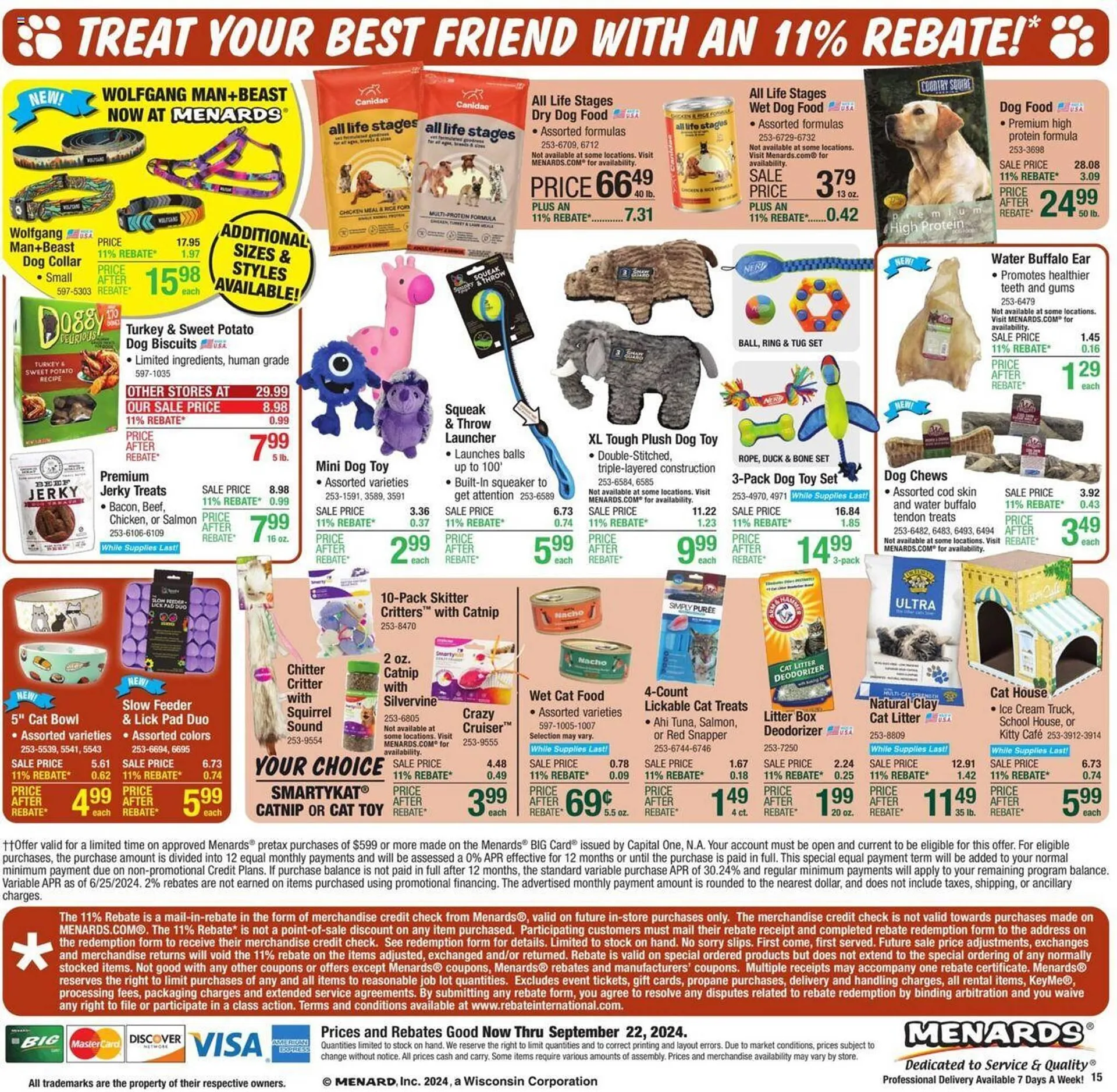 Weekly ad Menards Weekly Ad from September 11 to September 22 2024 - Page 25