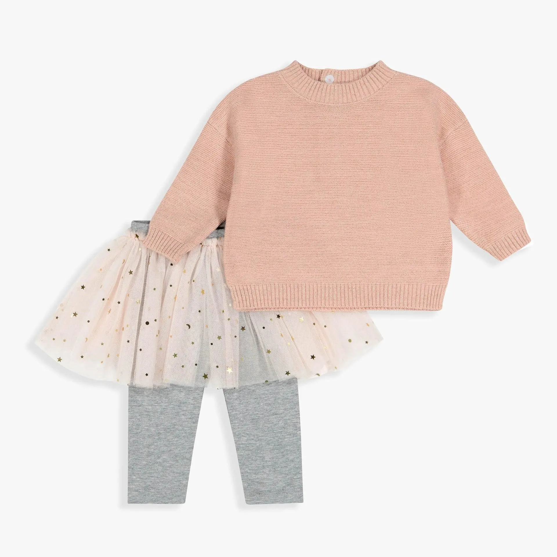 Miniclasix Sweater Top & Tutu Legging Set