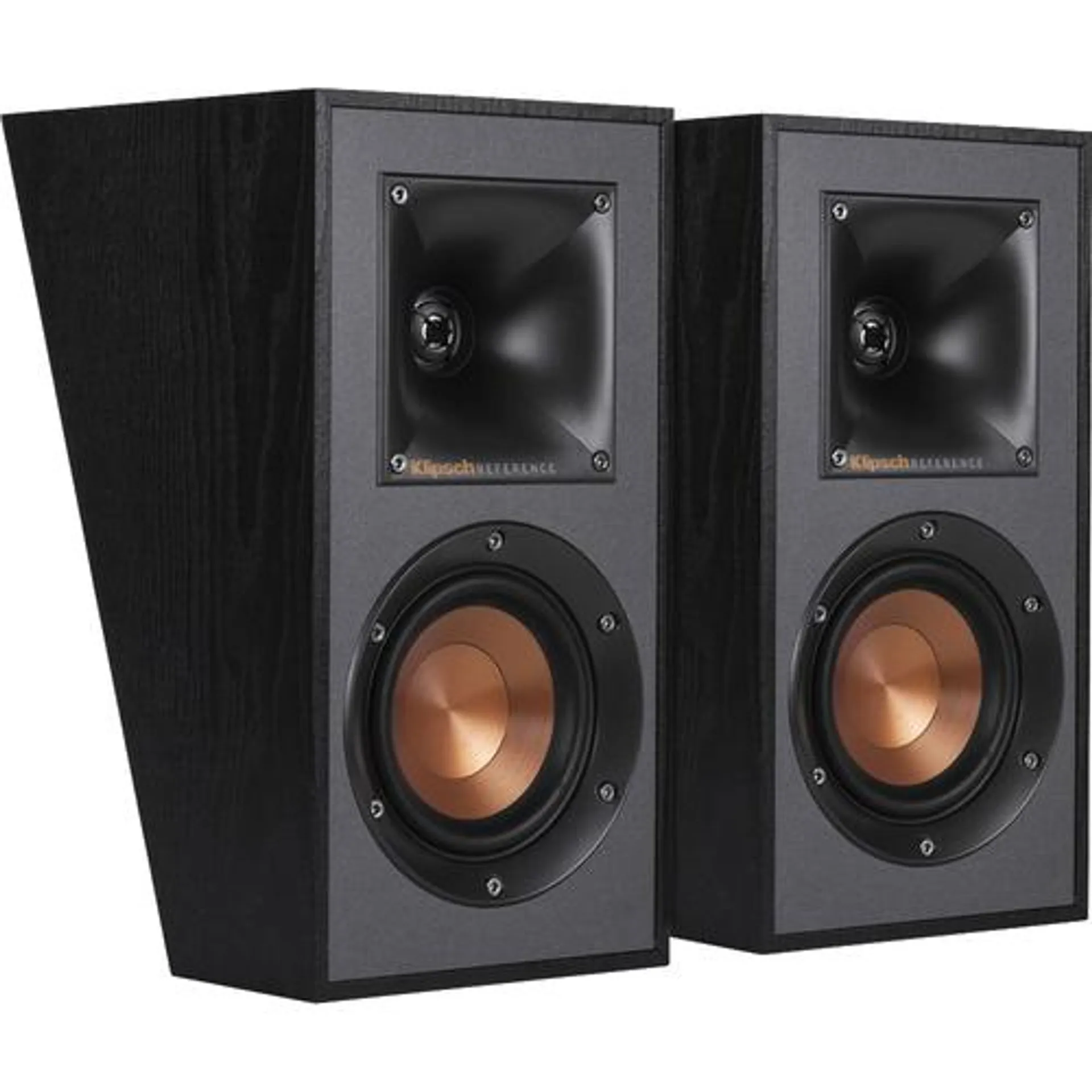 Klipsch R-41SA Powerful Detailed Home Speaker Set of 2 - Black - Open Box