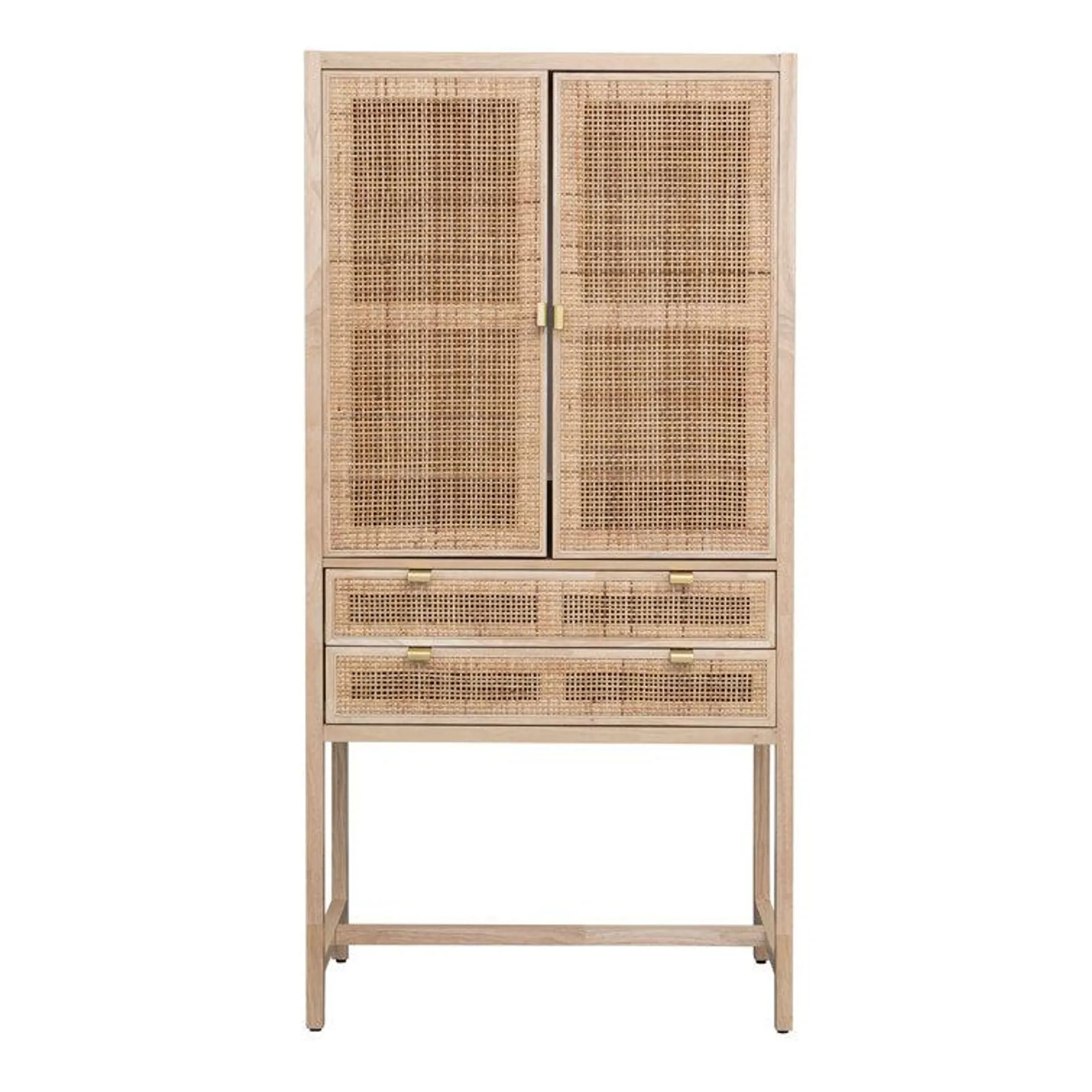 Gilberta Solid Wood Storage Cabinet