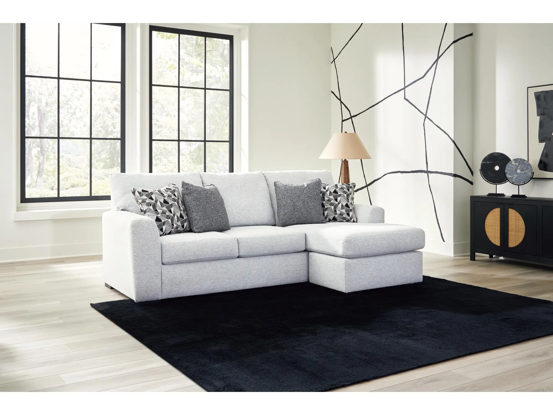 Tasselton Performance Fabric Sofa Chaise