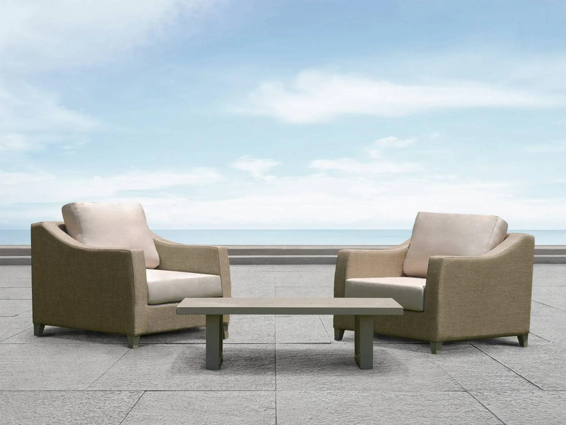 Selene 3-pc Outdoor Chair Set