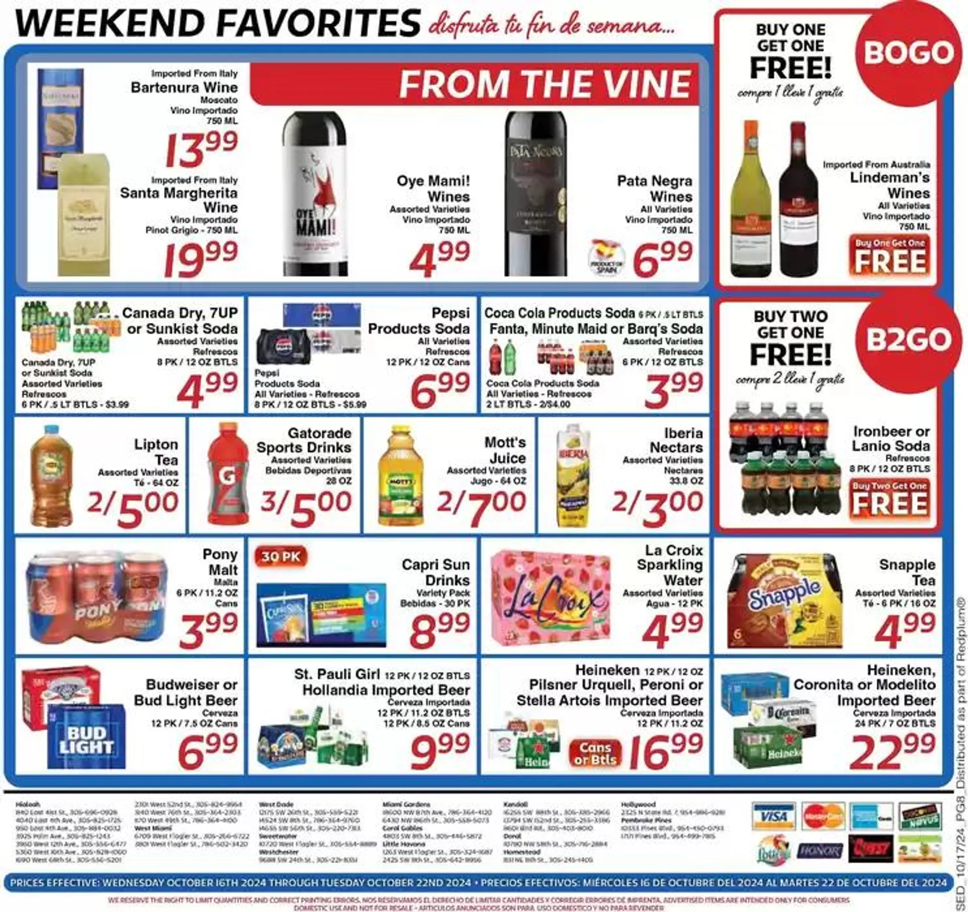 Weekly ad Sedano's weekly ad from October 16 to October 22 2024 - Page 8