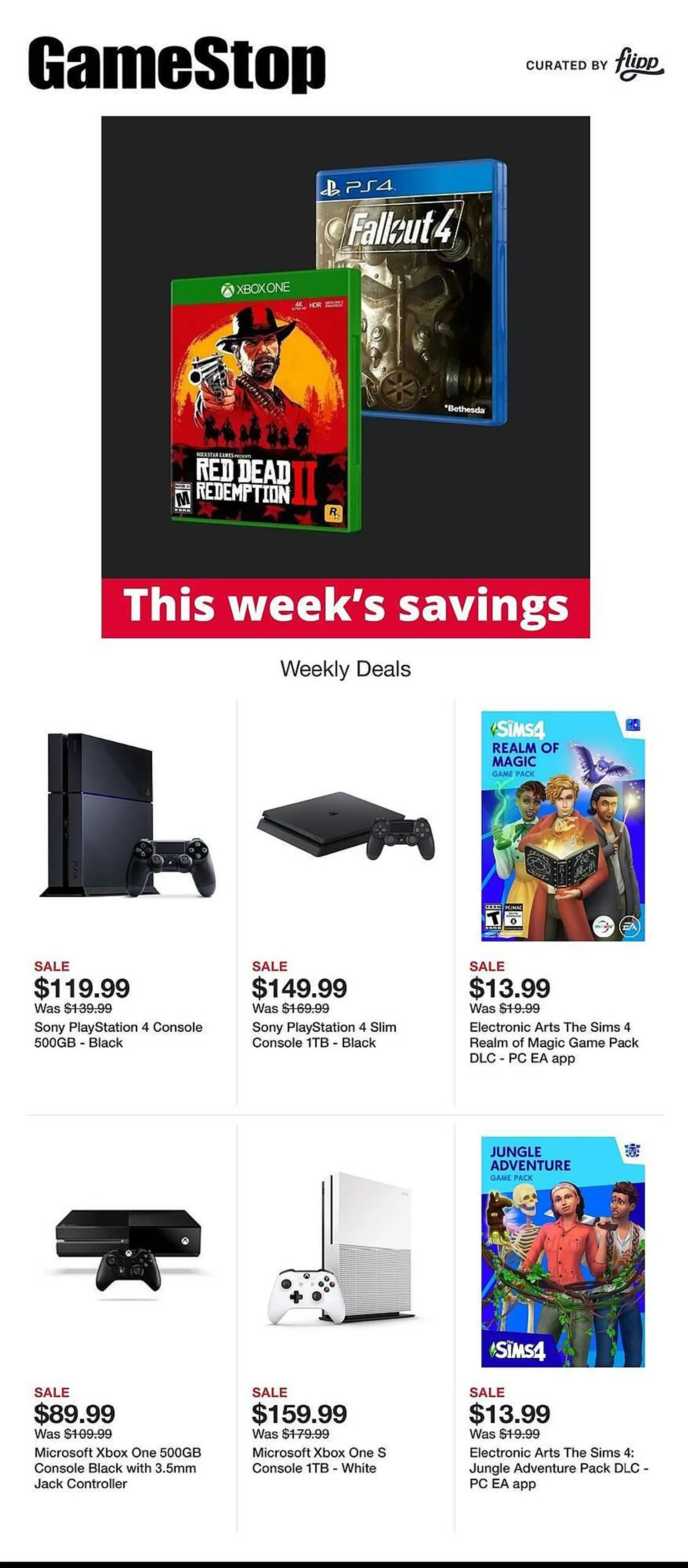 Game Stop Weekly Ad - 1