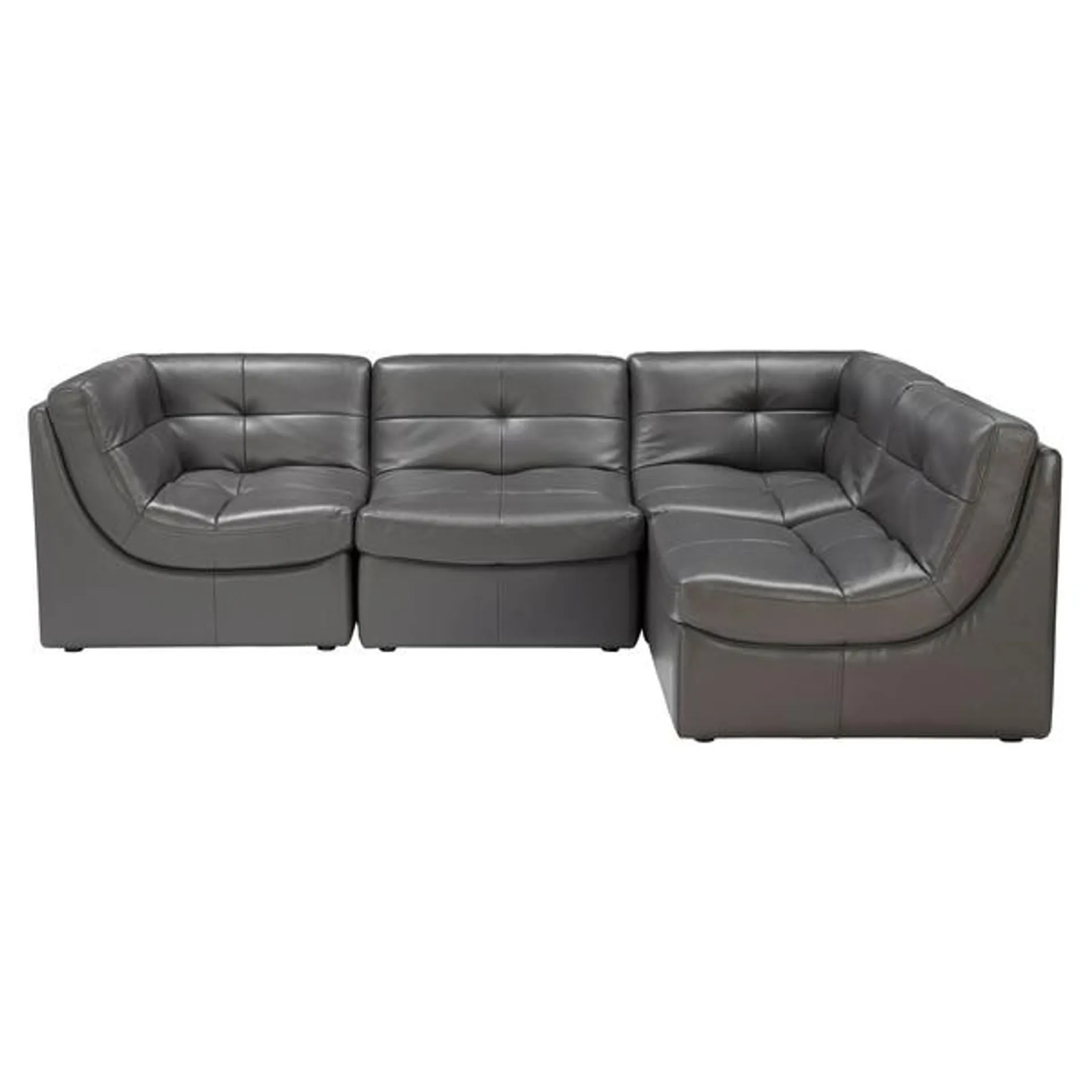 Convo Leather Sectional - 4 PC