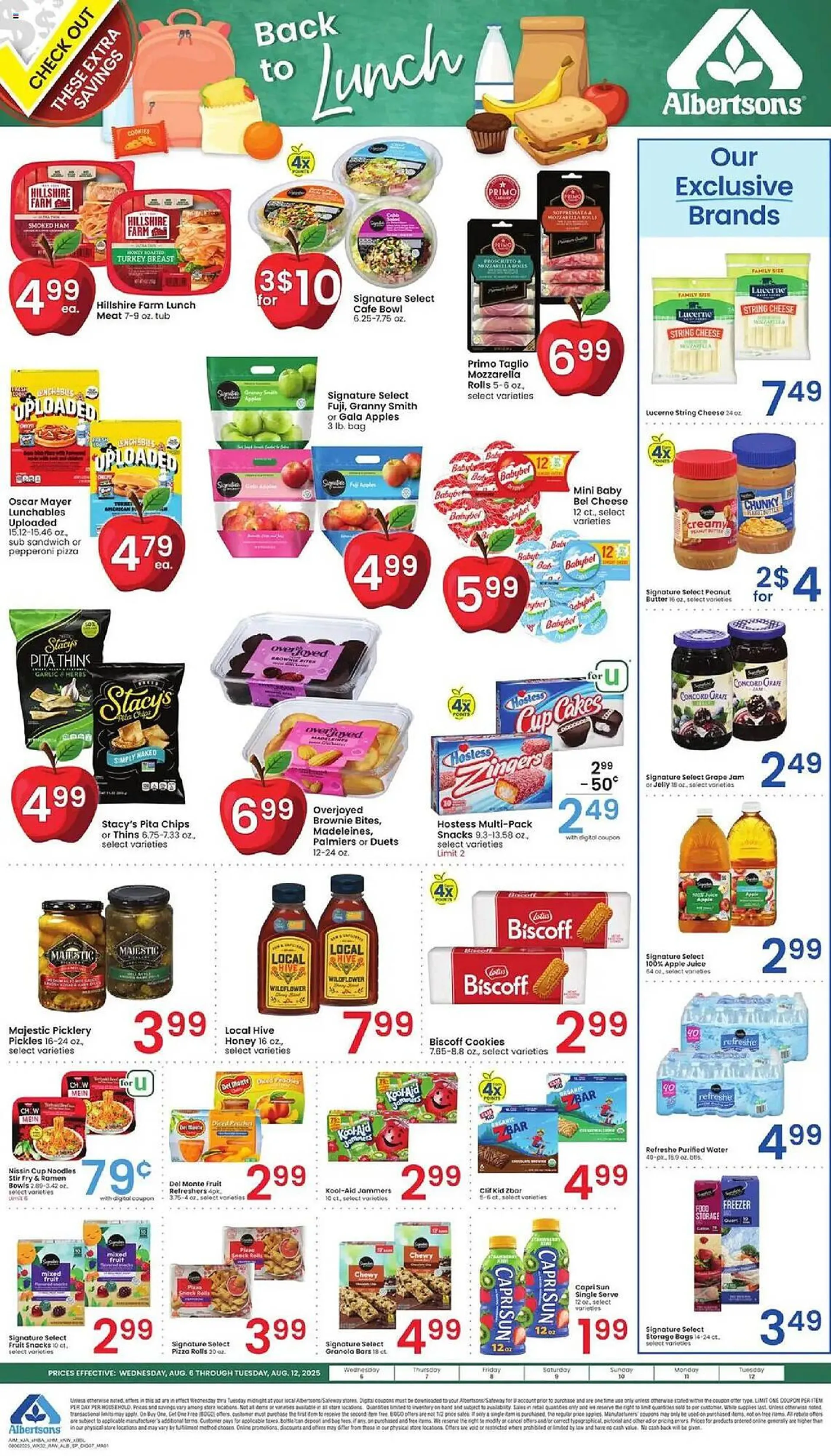 Weekly ad Albertsons Weekly Ad from August 6 to August 12 2025 - Page 1