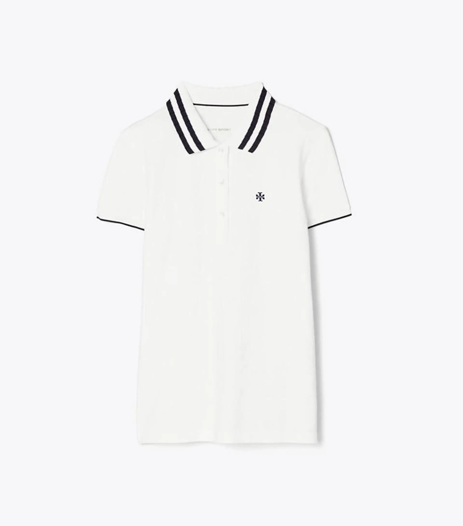 PERFORMANCE PIQUÉ PLEATED COLLAR POLO