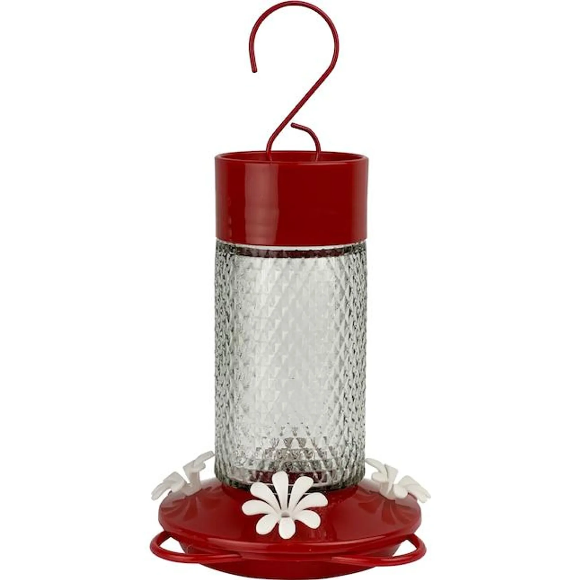 Style Selections Gravity Glass Hanging Hummingbird Feeder- 13-oz