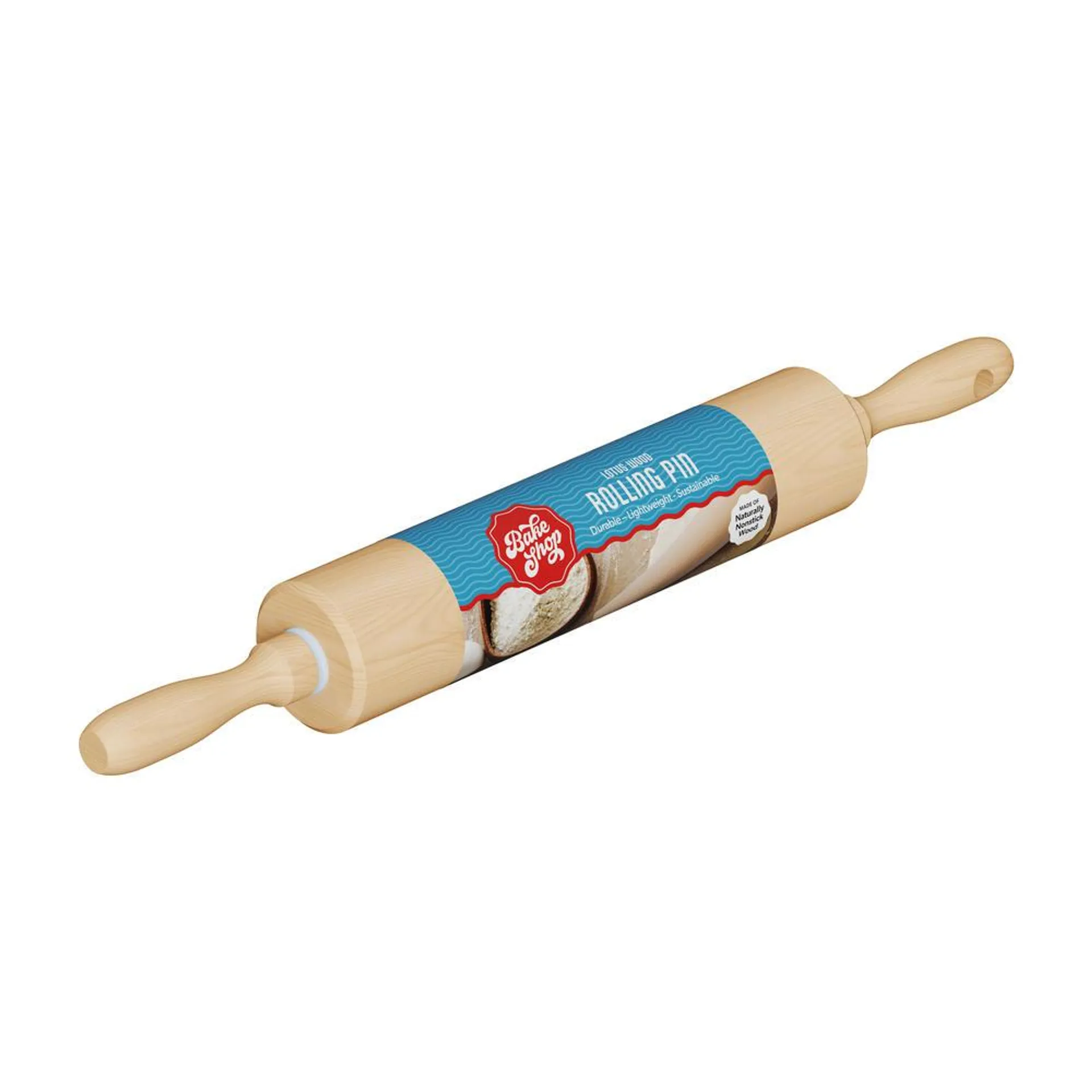 Bake Shop 10" Wooden Rolling Pin