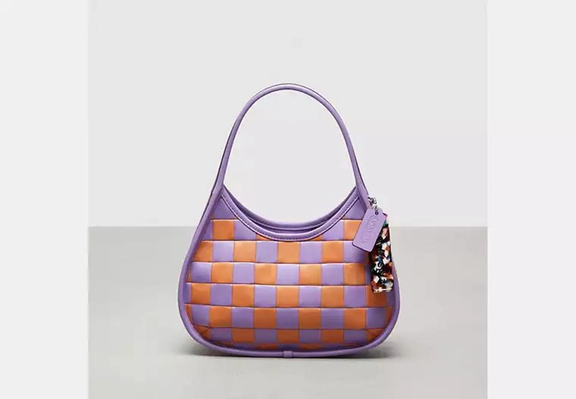 Ergo Bag In Checkerboard Patchwork Upcrafted Leather