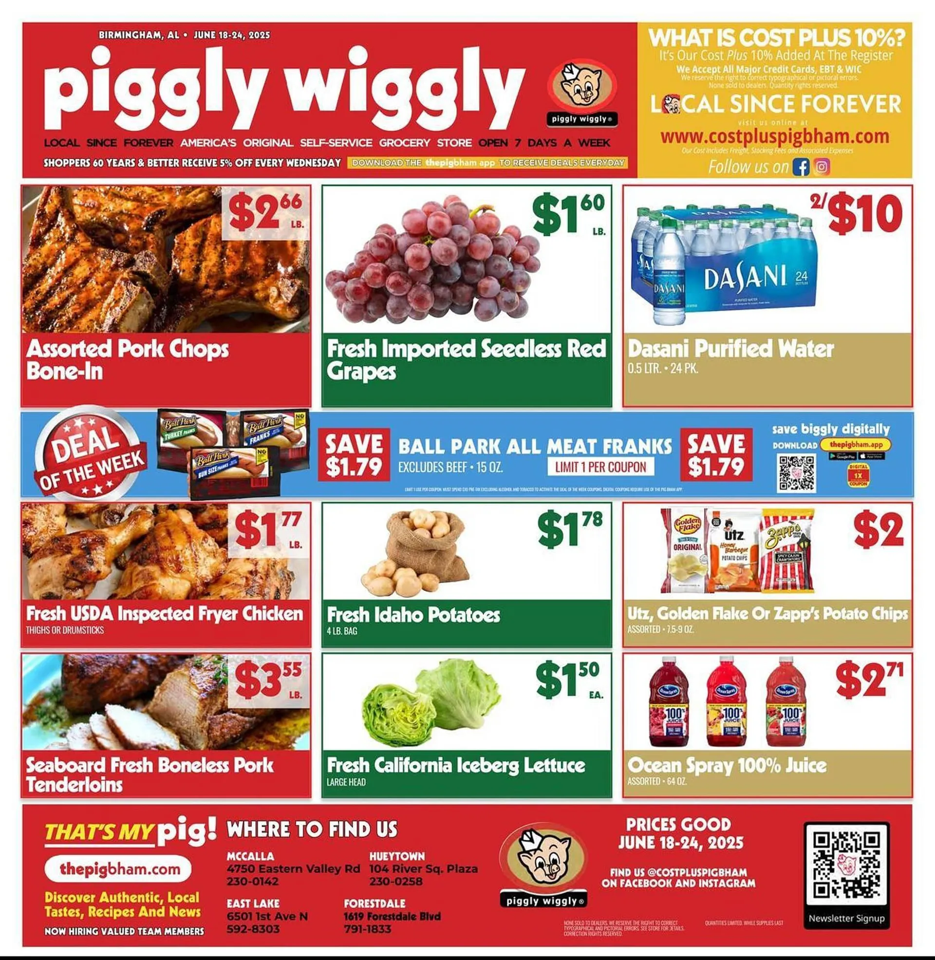 Weekly ad Piggly Wiggly Weekly Ad from June 18 to June 24 2025 - Page 1