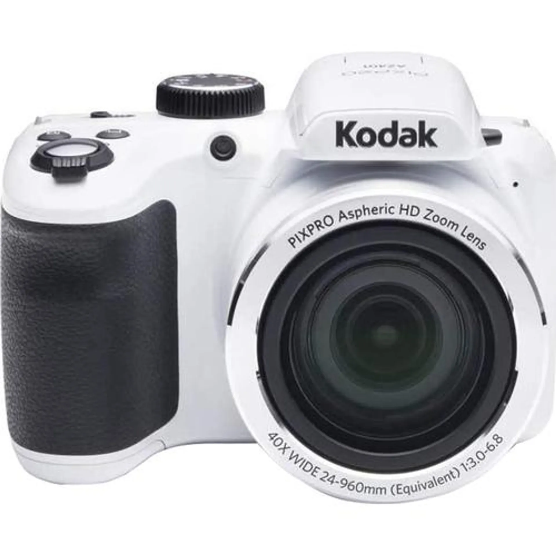 Kodak PIXPRO 16MP 40X Digital Point & Shoot Camera w/ HD Video & 3" LCD AZ401-WH White