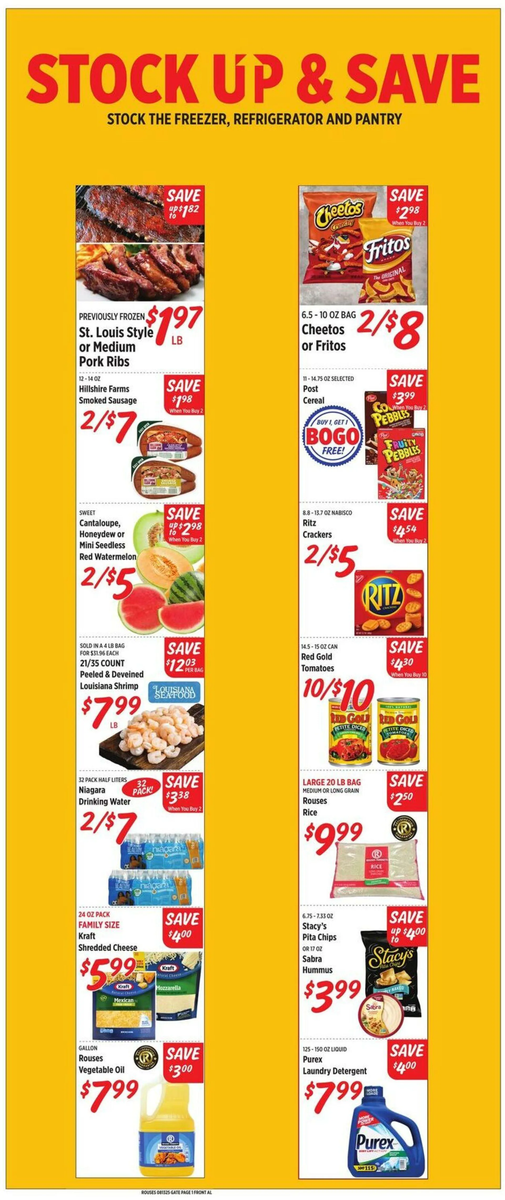 Weekly ad Rouses Current weekly ad from August 13 to August 20 2025 - Page 1