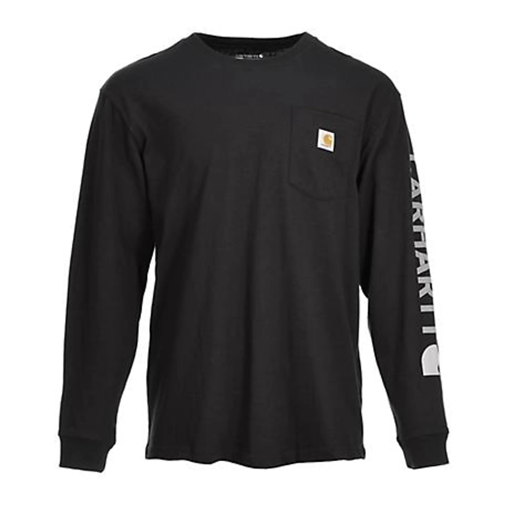 Carhartt Loose Fit Heavyweight Long-Sleeve Pocket Logo Graphic T-Shirt, 106023