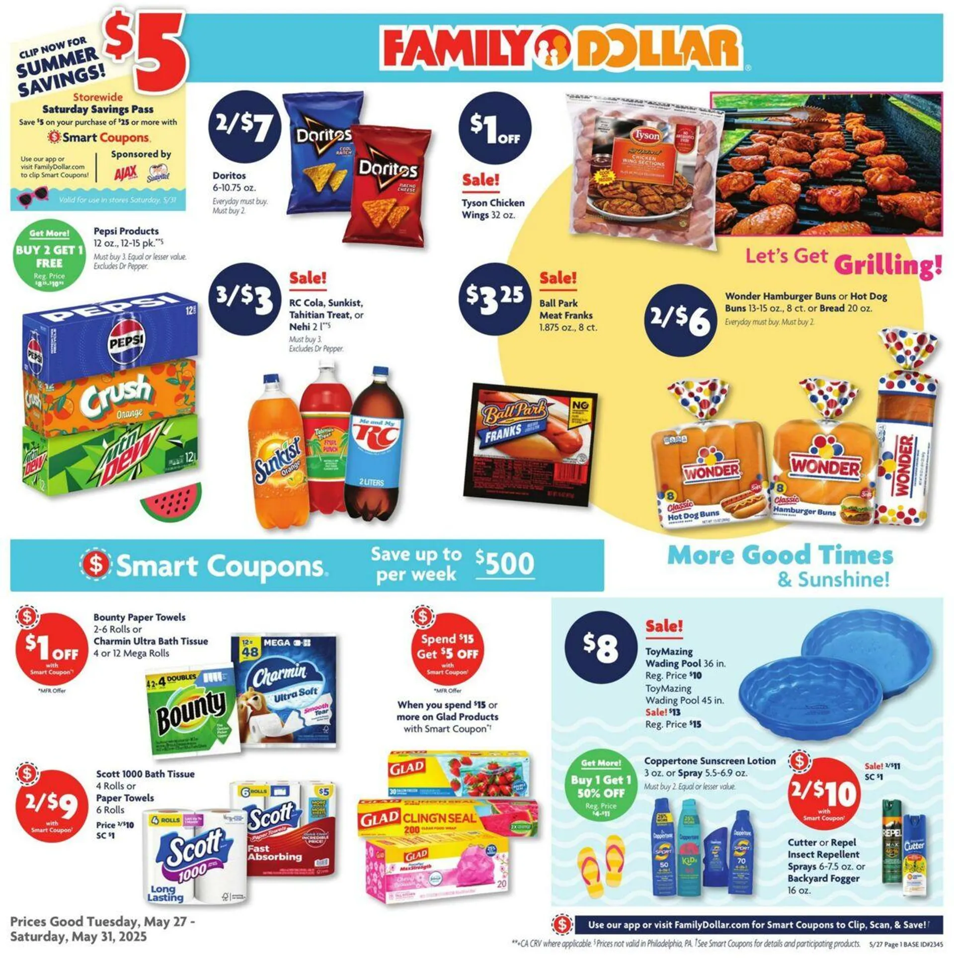 Weekly ad Family Dollar Current weekly ad from May 27 to May 31 2025 - Page 1