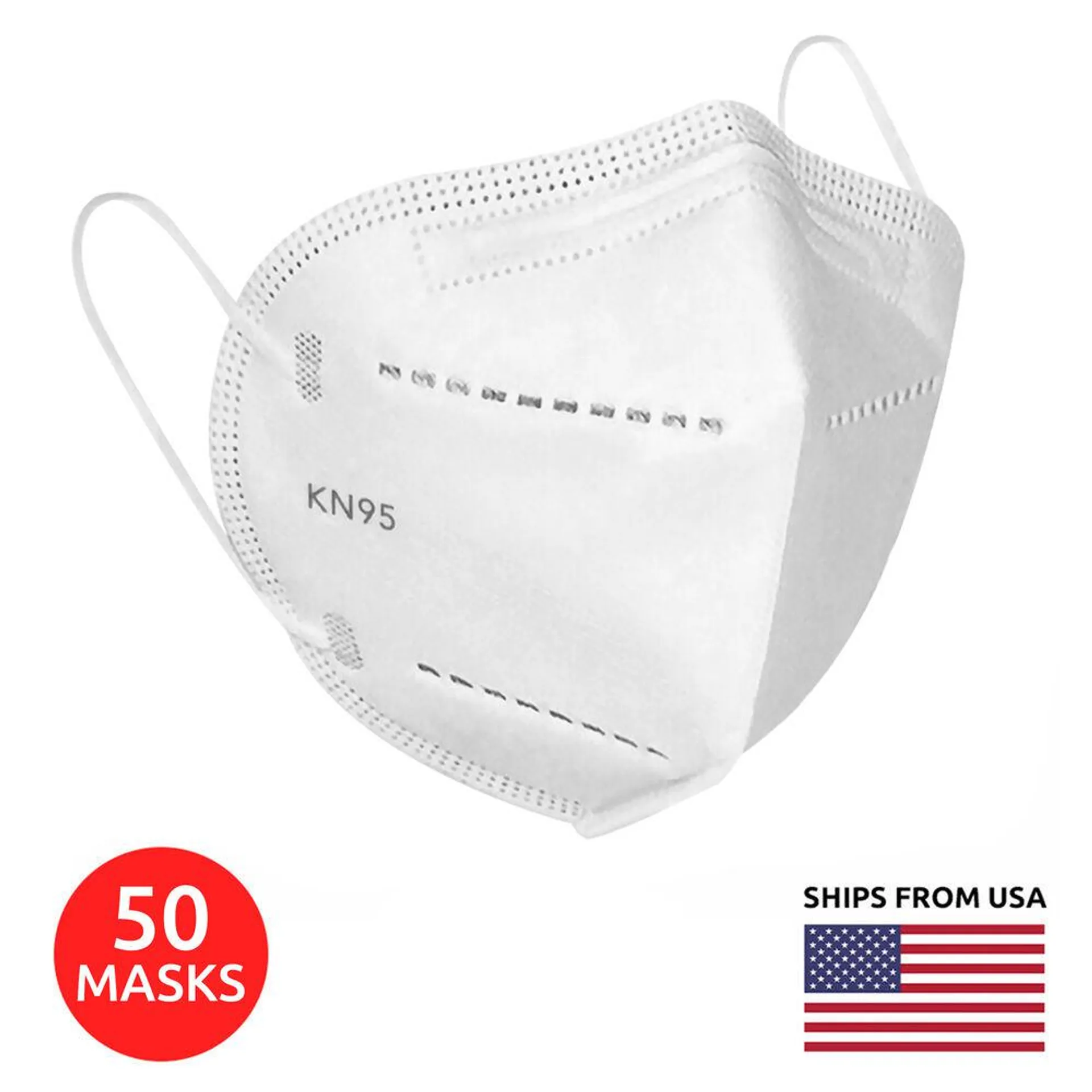 50pc of XRGO KN95 Mask (10 Packs of 5)