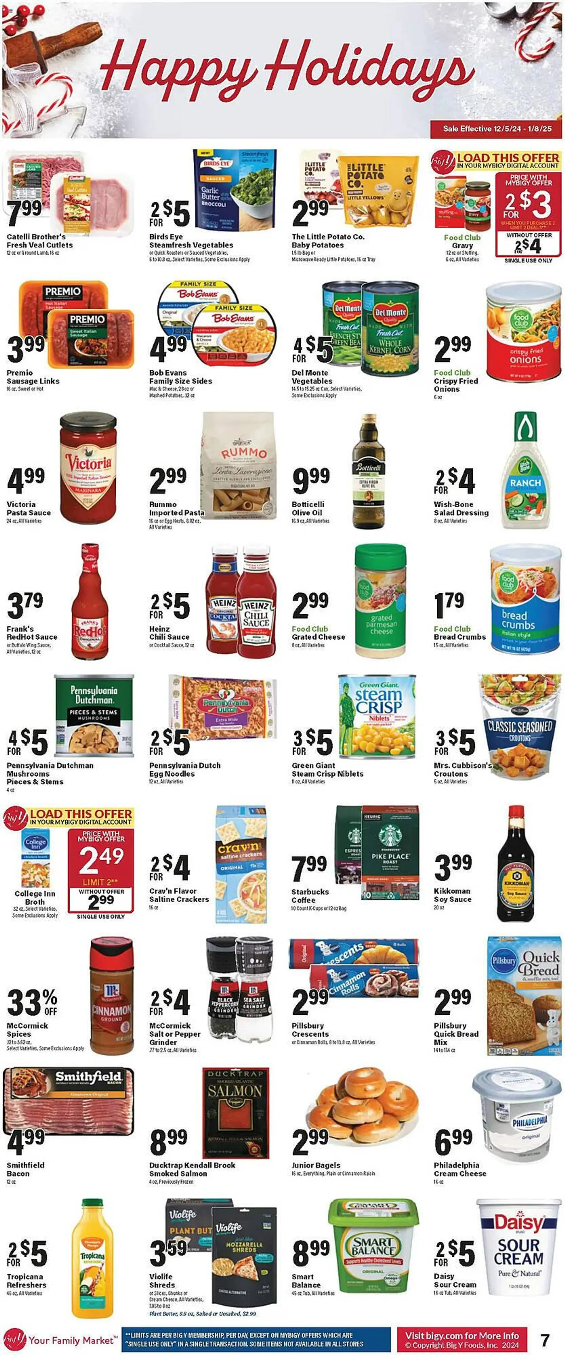 Weekly ad Big Y Weekly Ad from December 5 to December 11 2024 - Page 12