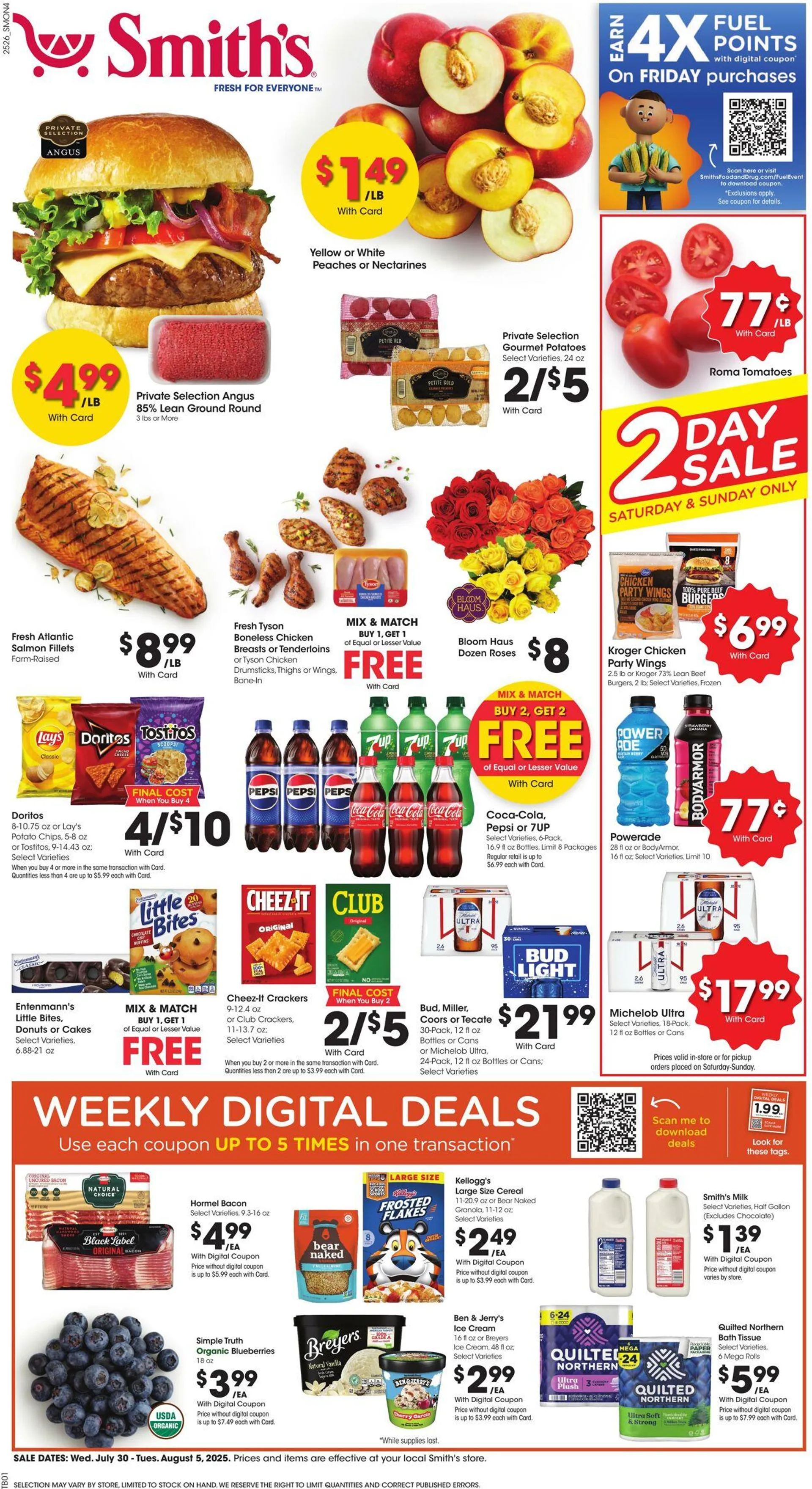 Weekly ad Smith's Current weekly ad from July 30 to August 5 2025 - Page 1