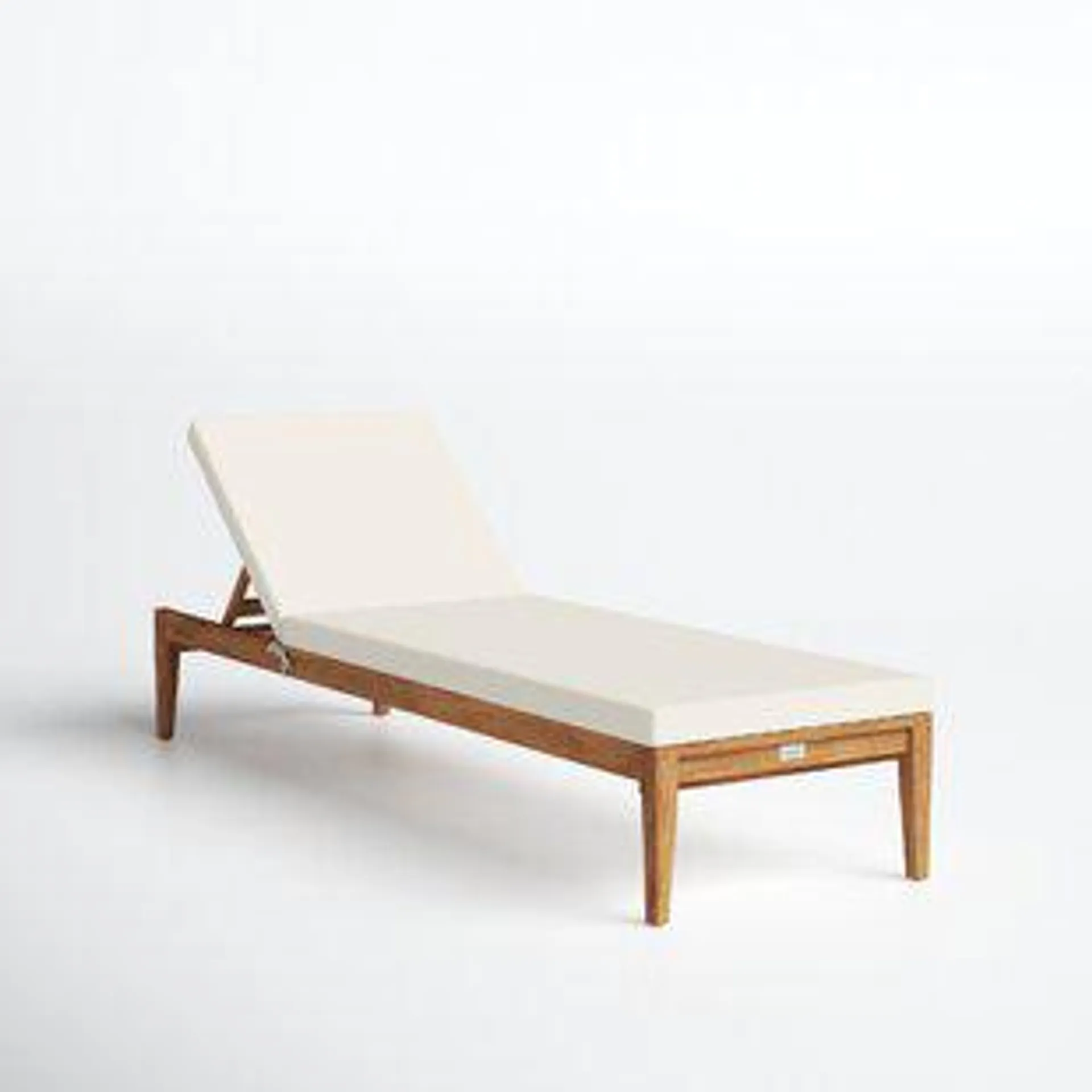 Panthea 23.6'' Outdoor Acacia Chaise Lounge