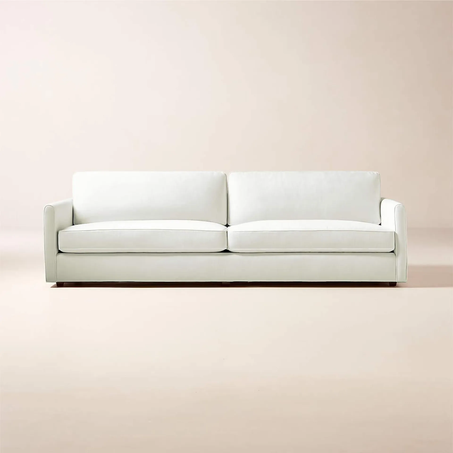 Malea 100" White Performance Fabric Sofa