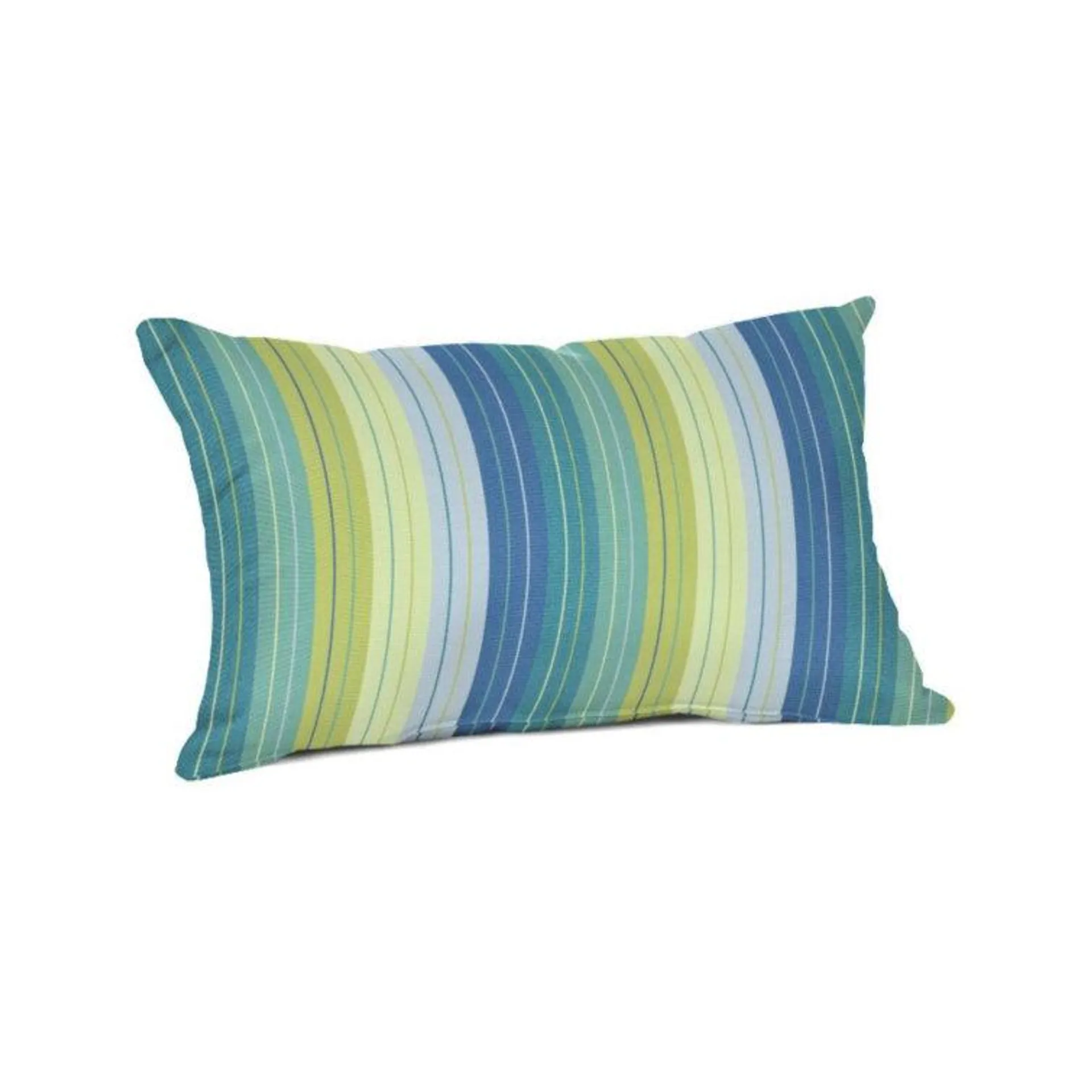 Striped Sunbrella® Indoor/Outdoor Reversible Throw Pillow