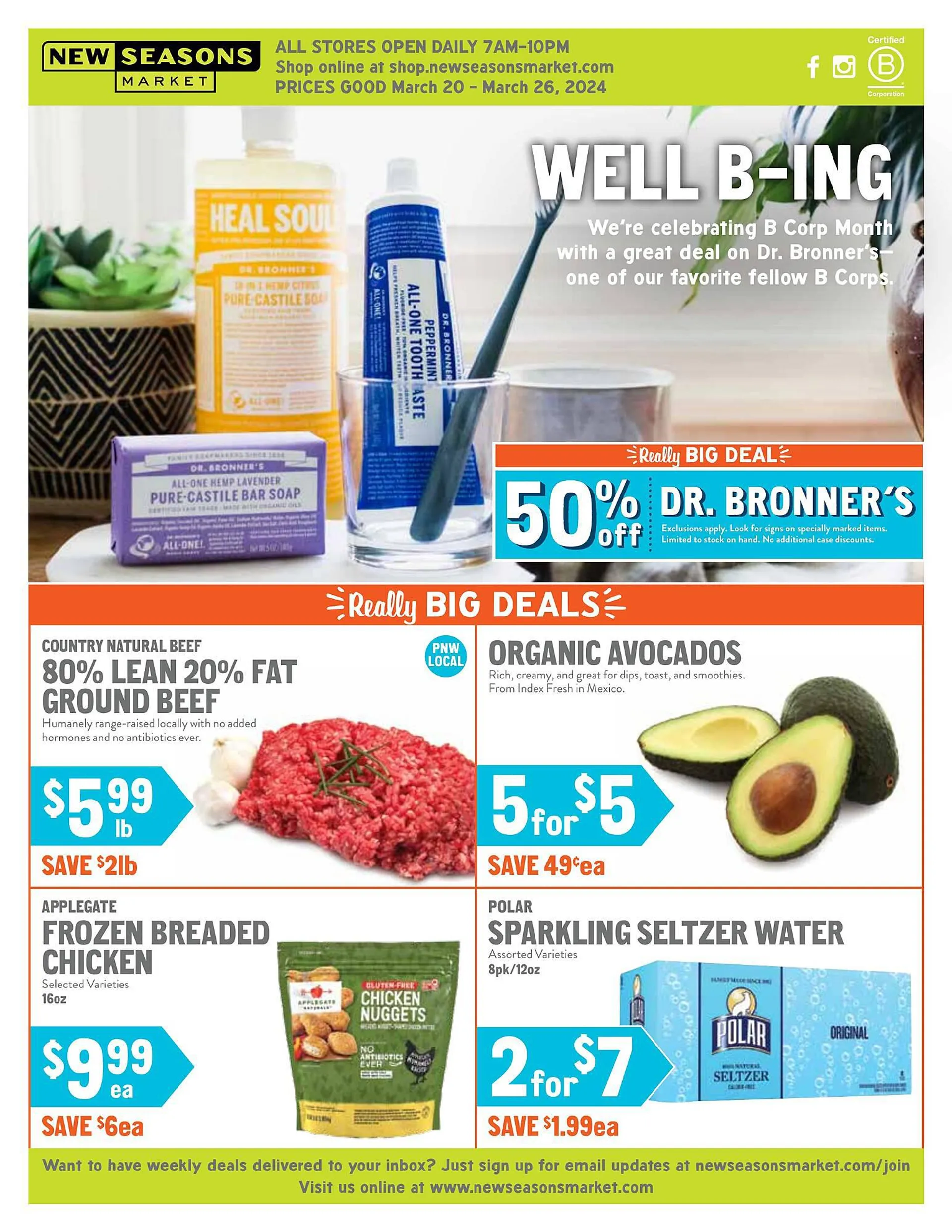 Weekly ad New Seasons Market ad from March 20 to March 26 2024 - Page 
