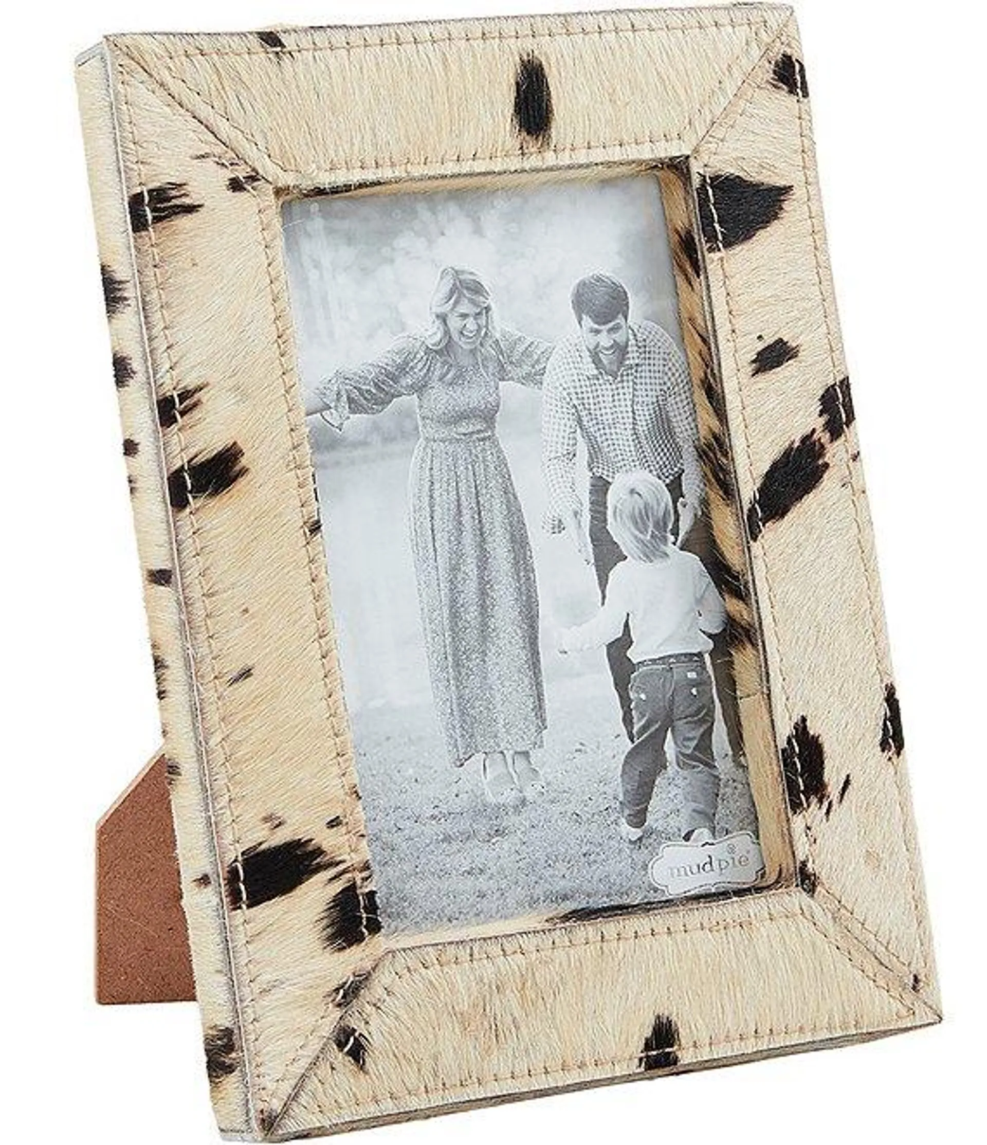 Mercantile Collection Natural Mohair Hide Picture Frame