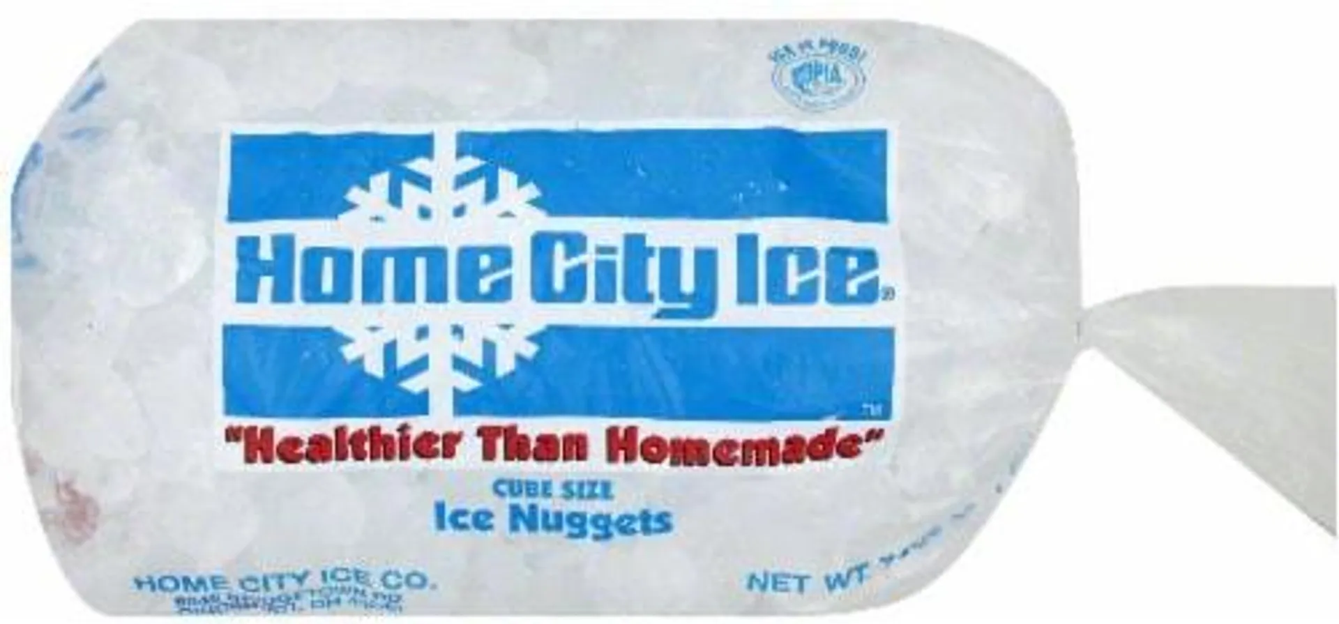 Home City Ice® Cube Size Bagged Ice Nuggets