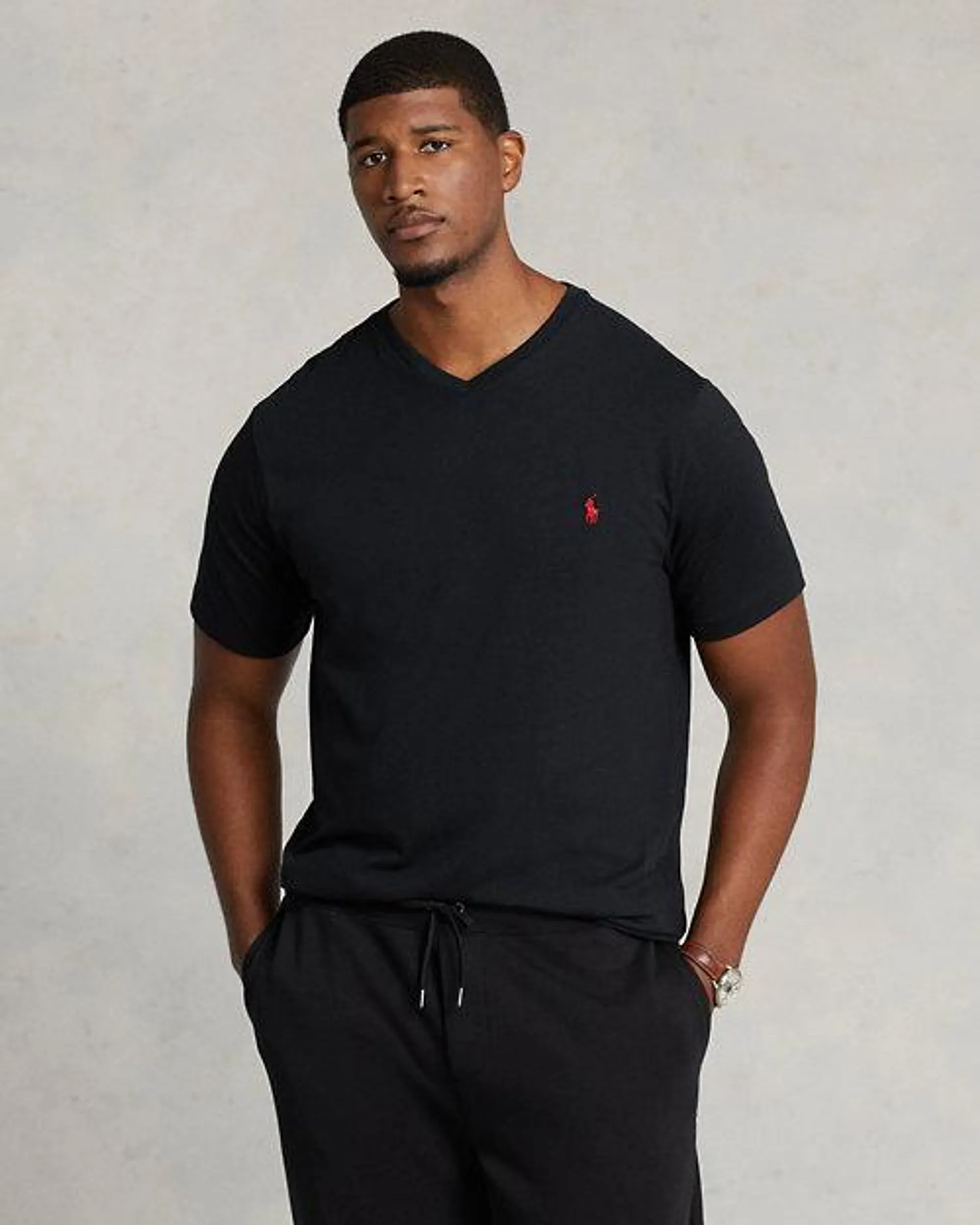 Jersey V-Neck T-Shirt