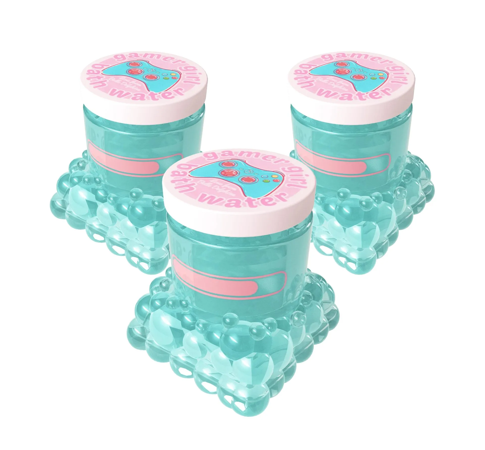 Belle Delphine 3x Bathwater Bottle Keycap Bundle