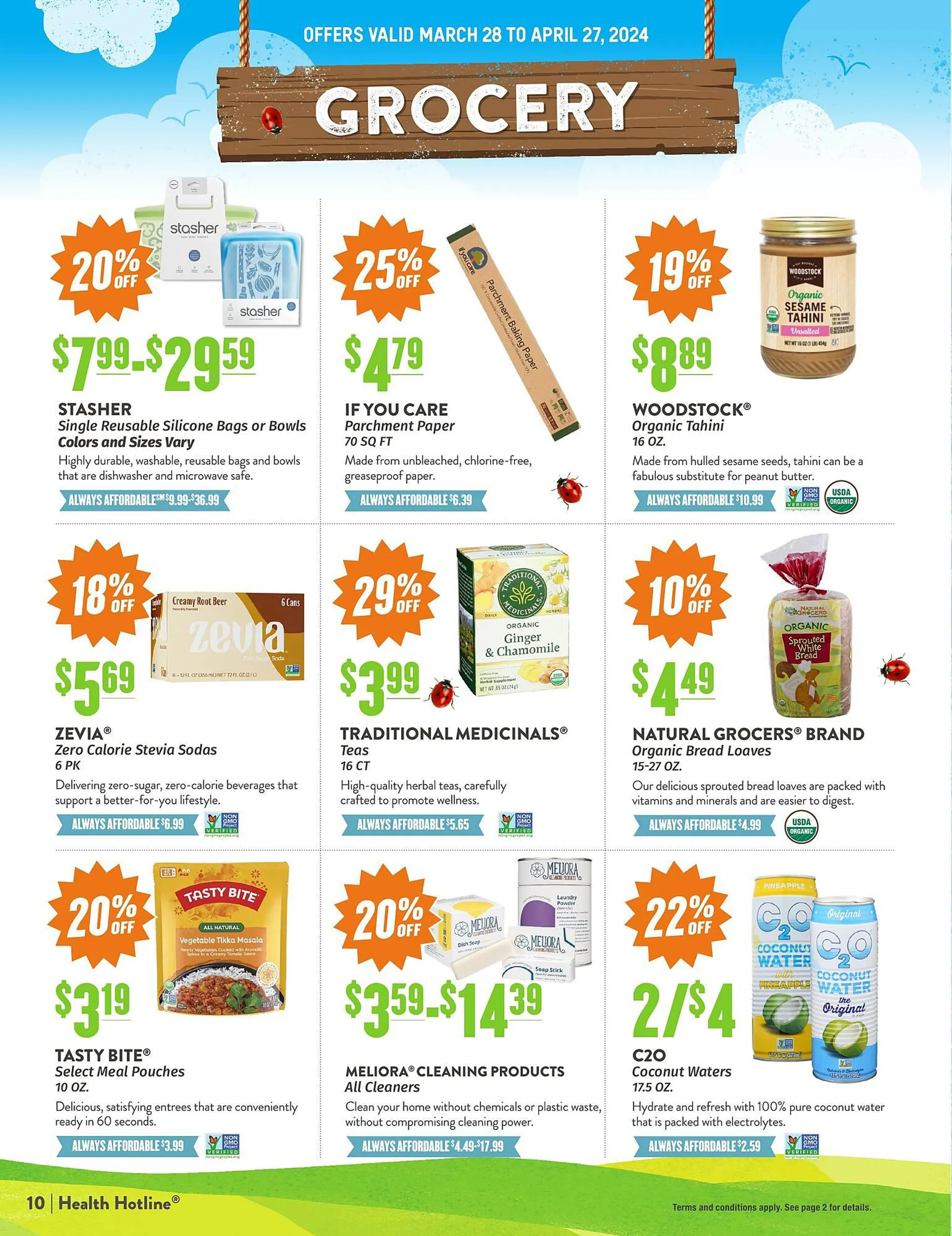 Weekly ad Natural Grocers ad from March 28 to April 27 2024 - Page 10