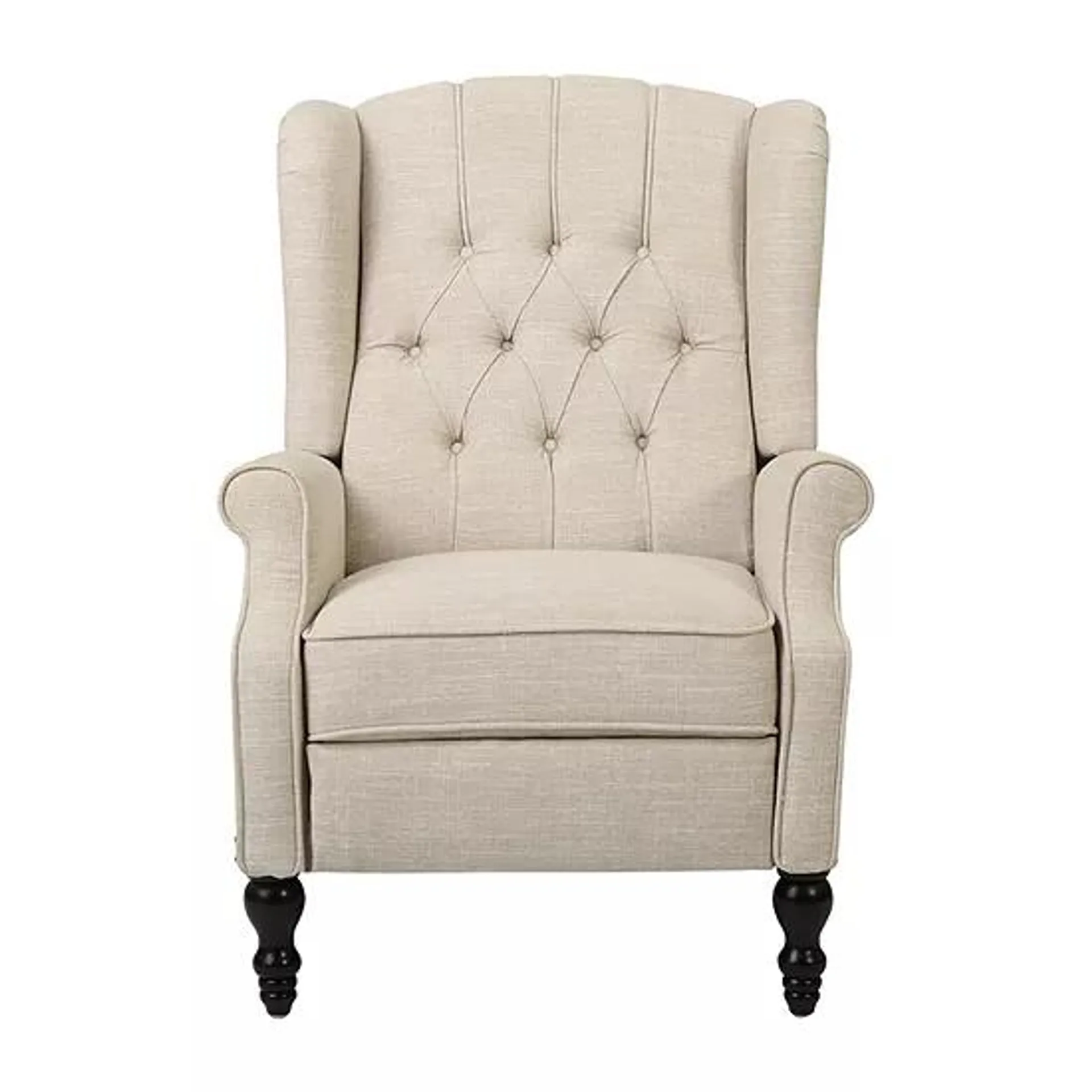 Walter Tufted Roll-Arm Recliner