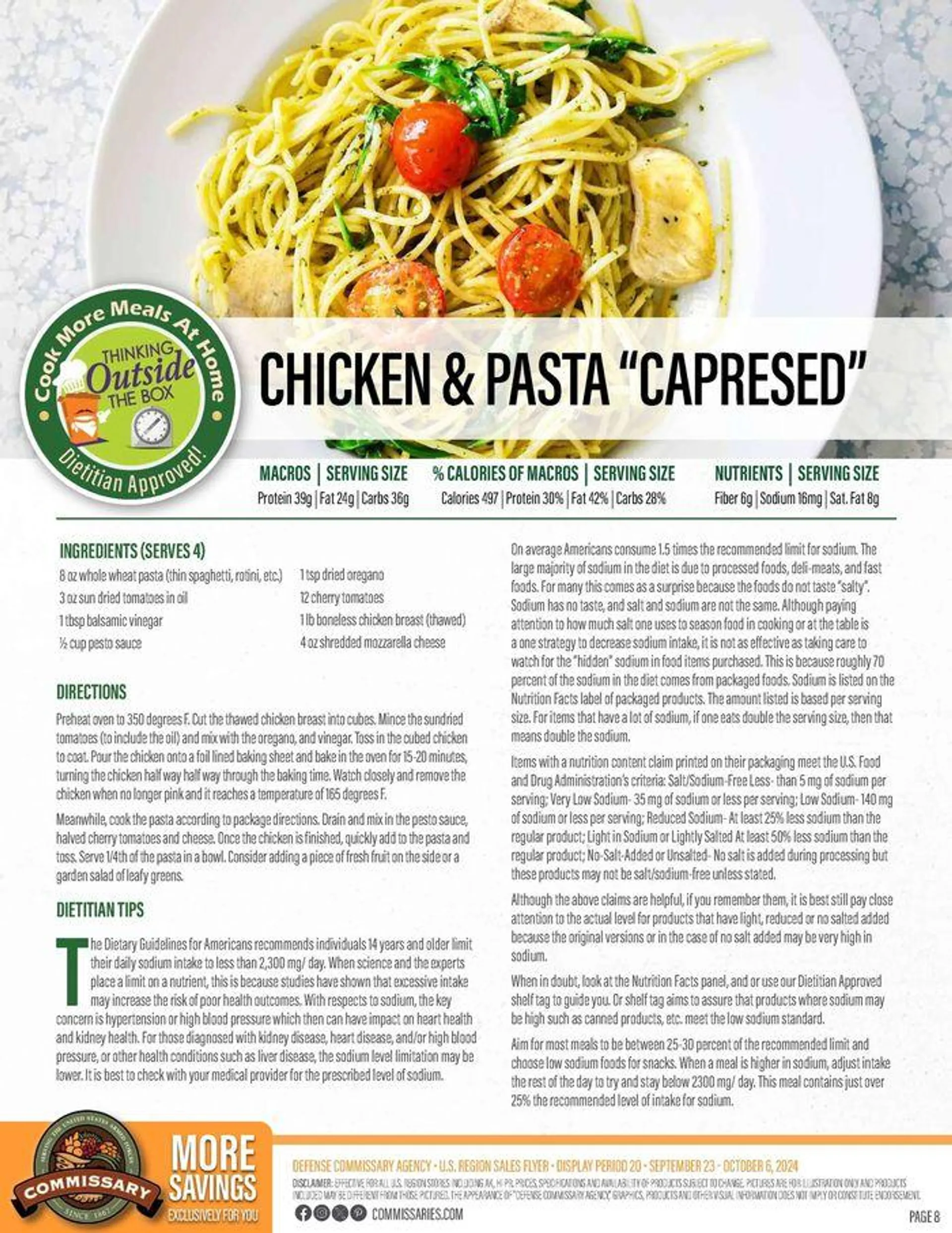 Weekly ad Flyer Commissary from September 23 to October 6 2024 - Page 8