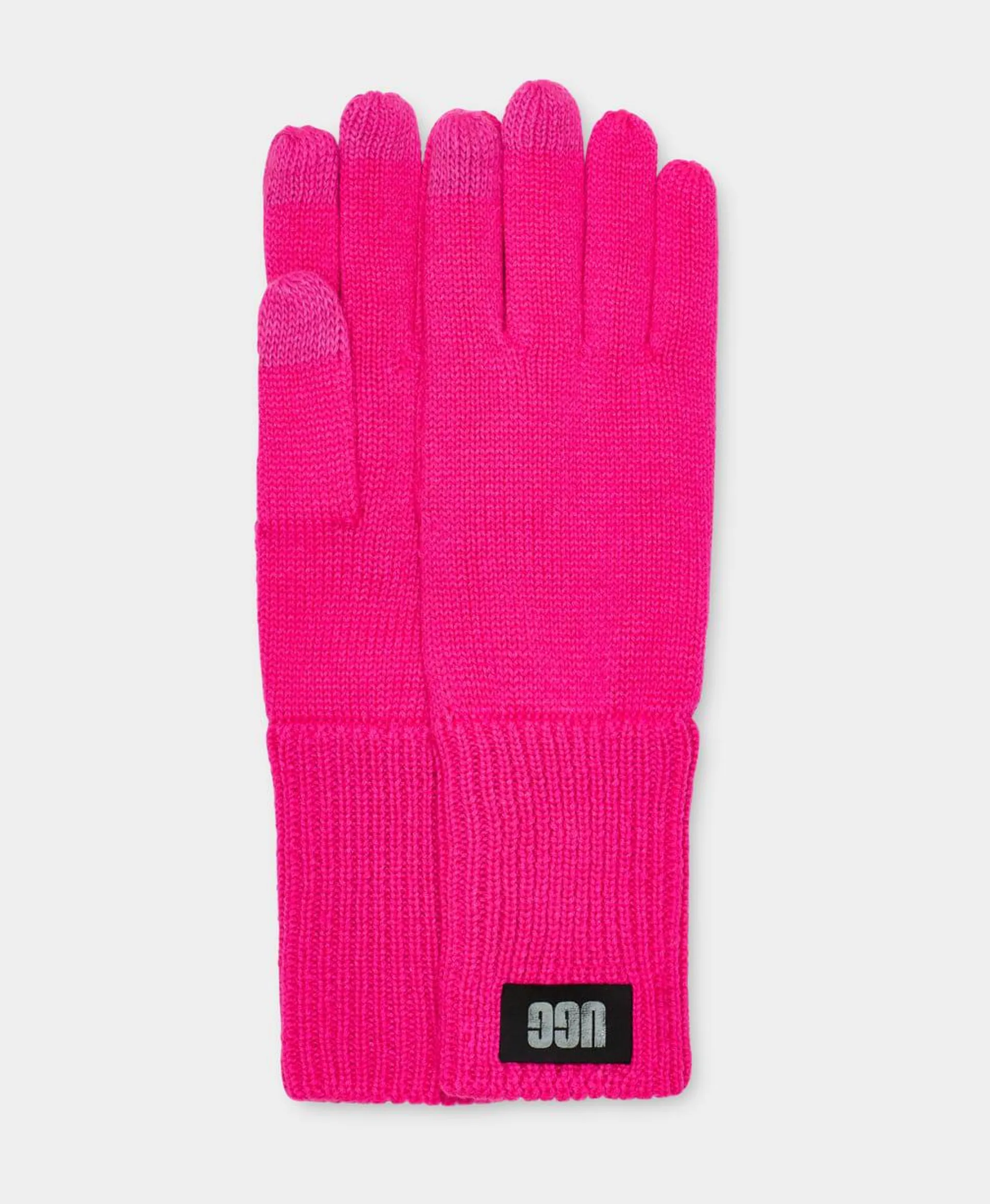 Pop Cuff Knit Glove W Touch
