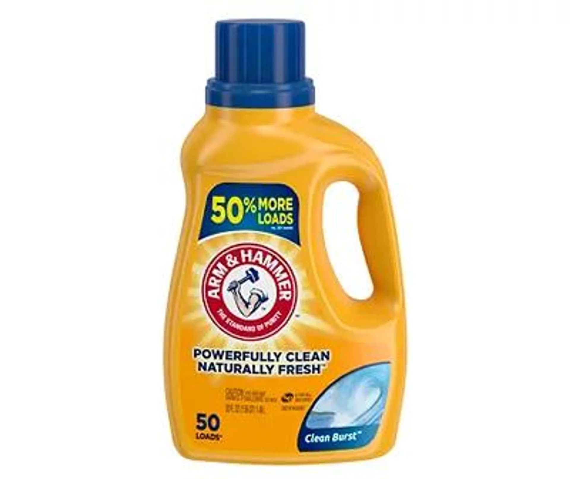 Clean Burst Laundry Detergent, 50 Oz.