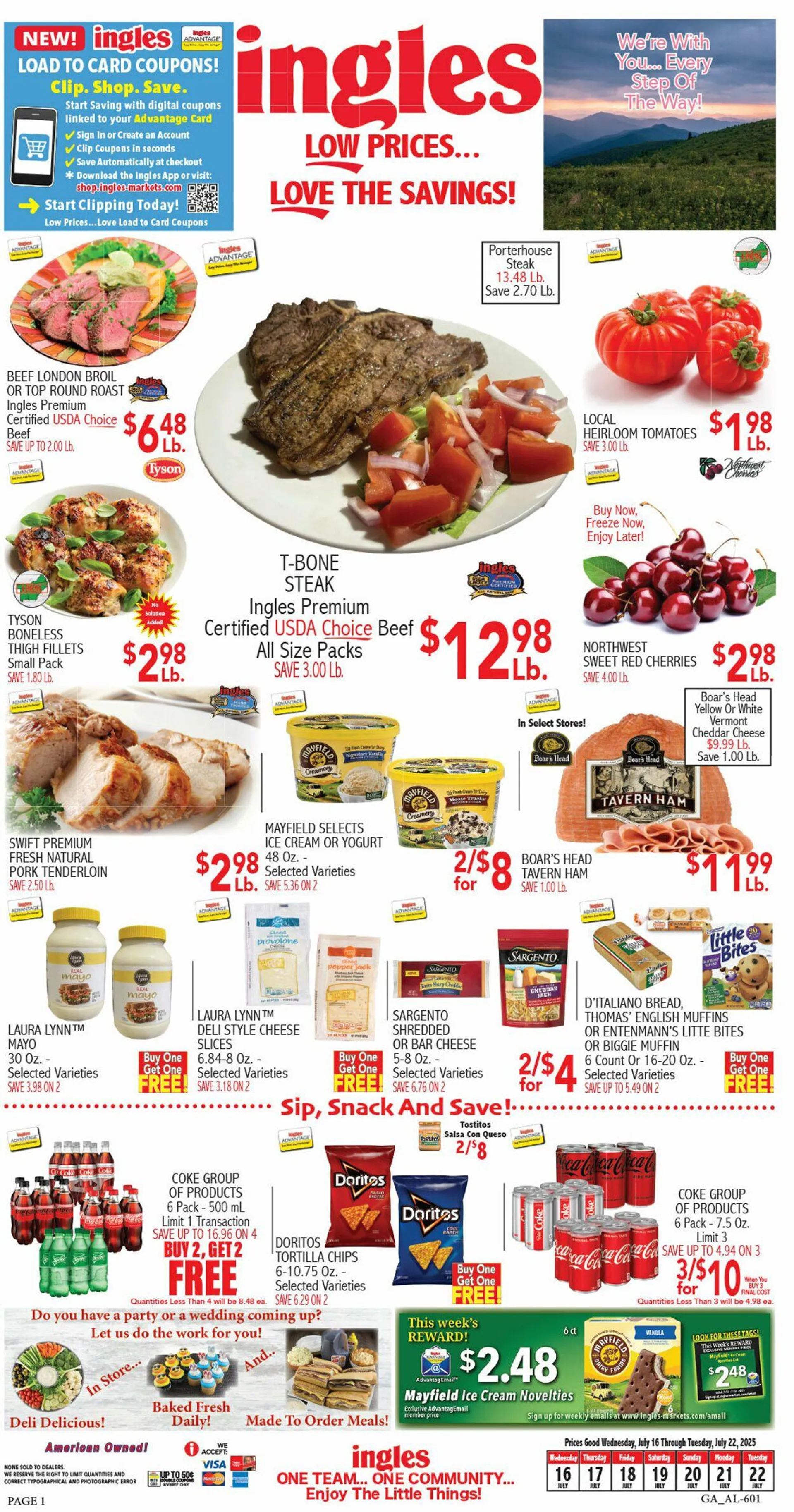 Weekly ad Ingles Current weekly ad from July 16 to July 22 2025 - Page 1