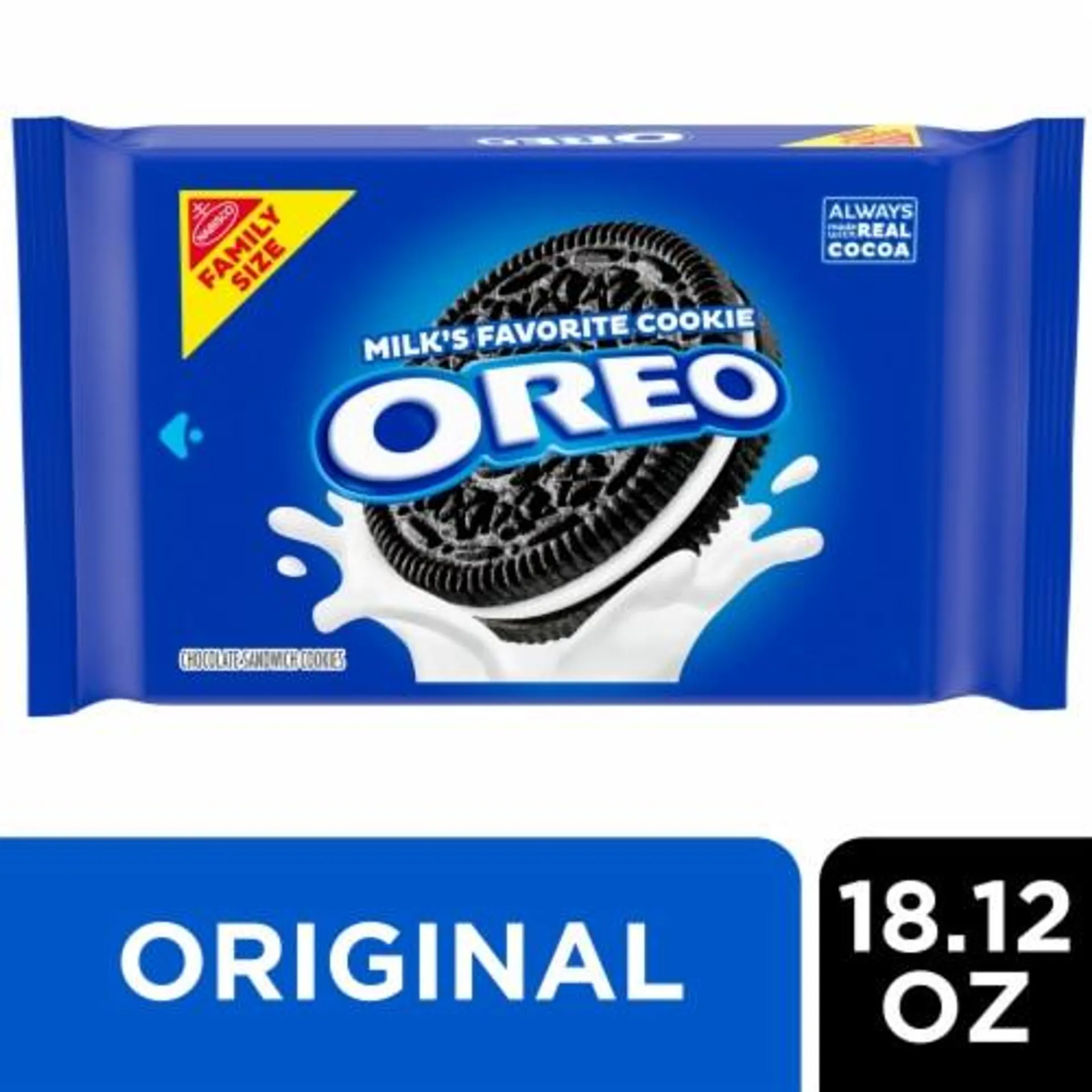 Oreo Chocolate Sandwich Cookies Family Size