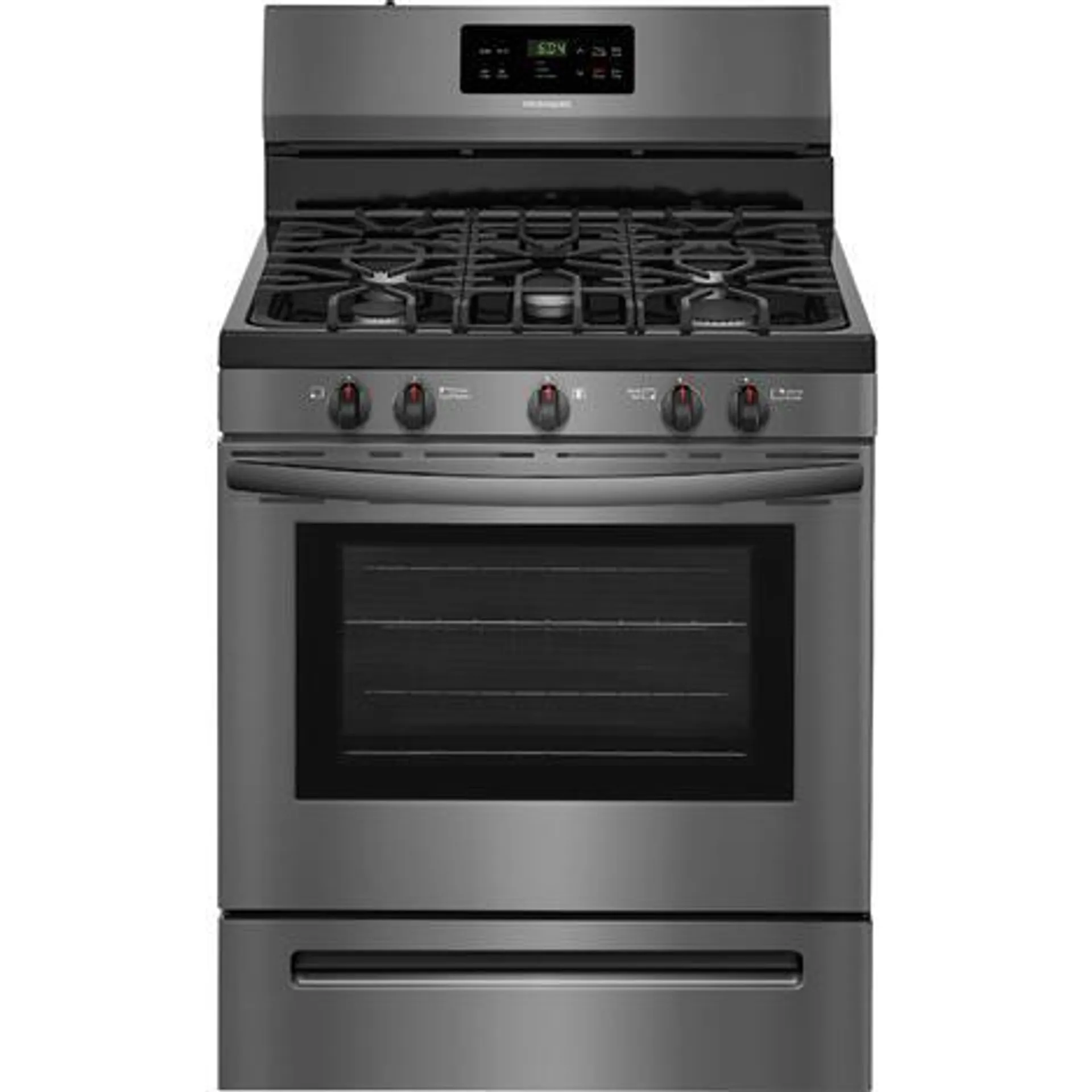 Frigidaire FFGF3054TD 30" Freestanding Gas Range – Black Stainless Steel