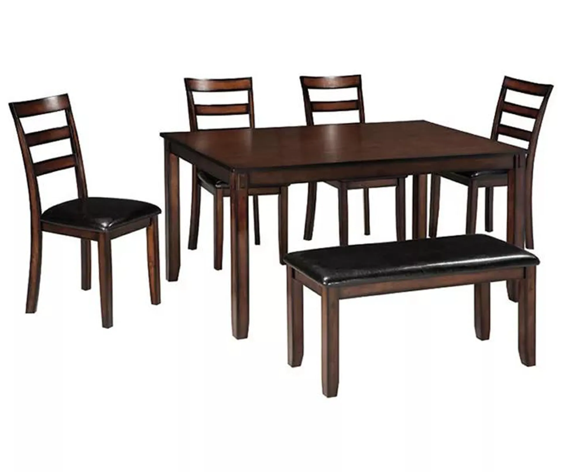 Coviar 6-Piece Dining Set with Bench